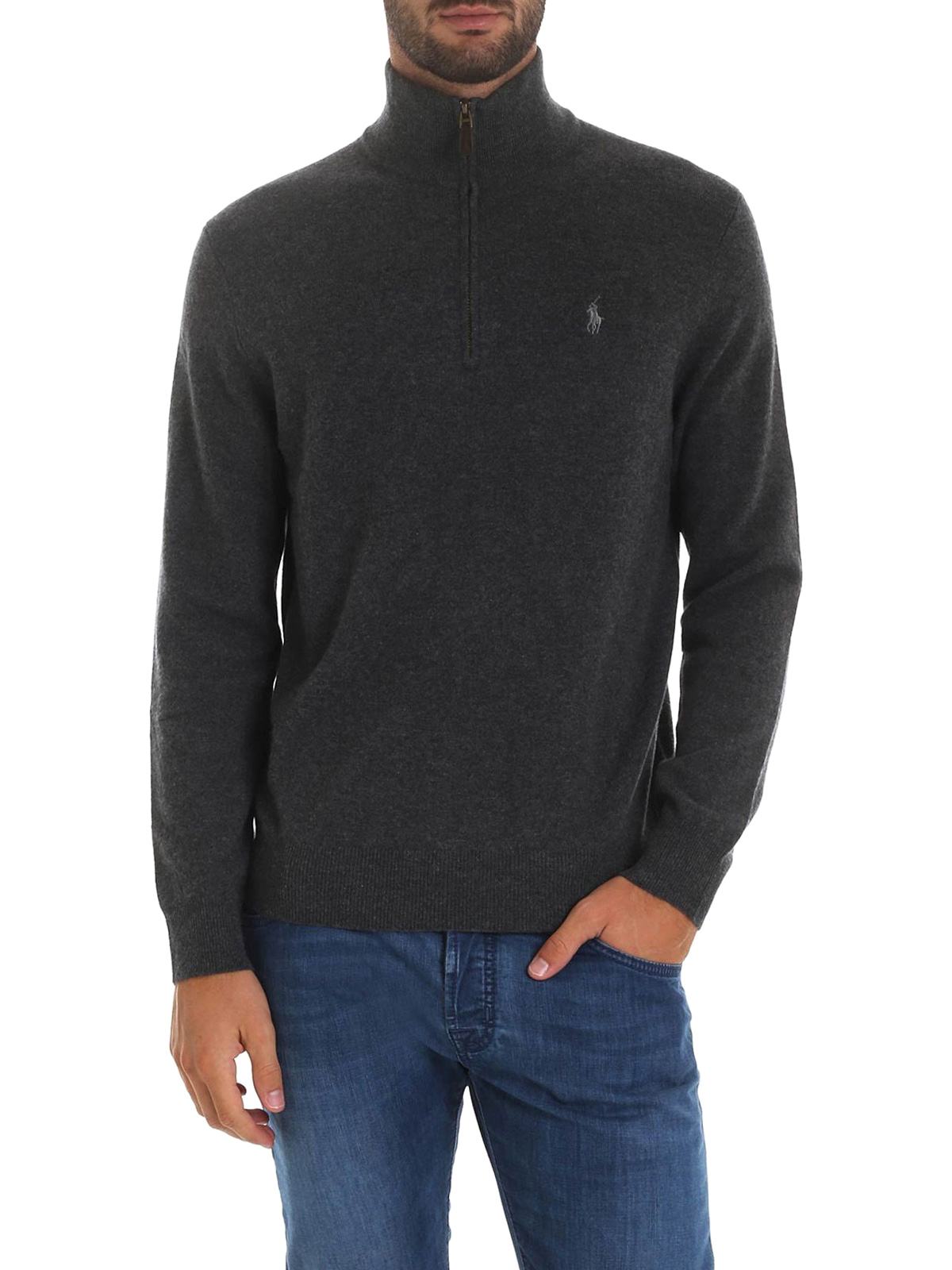 Turtlenecks & Polo necks Polo Ralph Lauren - Wool zipped turtleneck sweater  - 710723053003