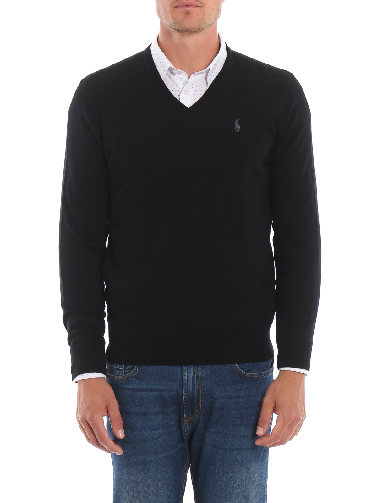 polo v neck sweaters