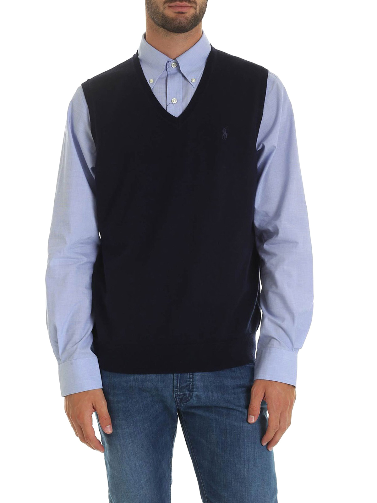 Vests Polo Ralph Lauren - Merino wool sleeveless sweater - 710758369002