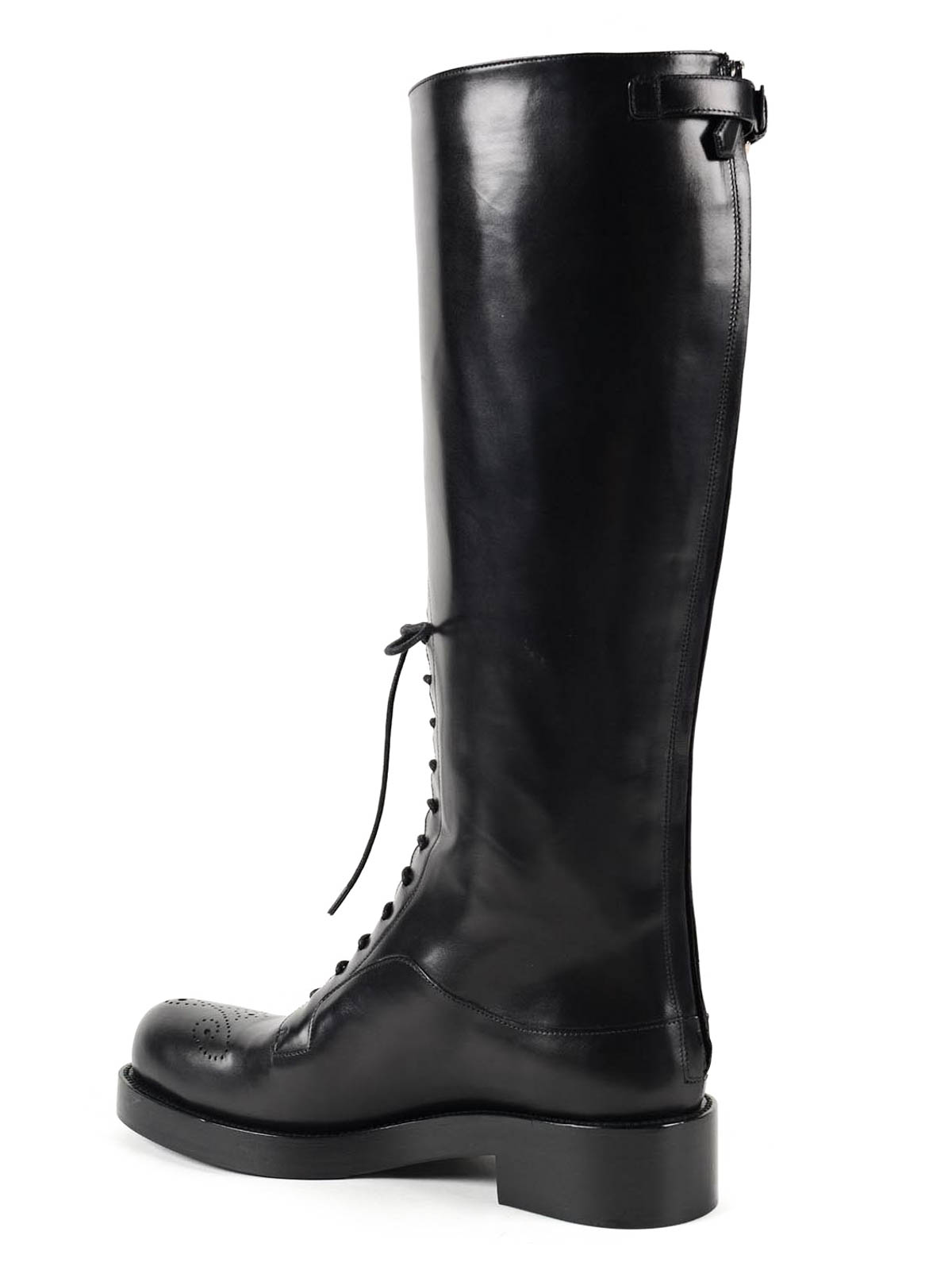 prada knee length boots