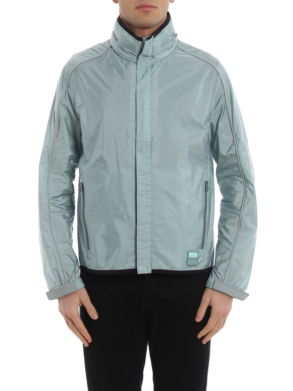 Casual jackets Prada - Lightweight nylon windbreaker - SGB009Q04424