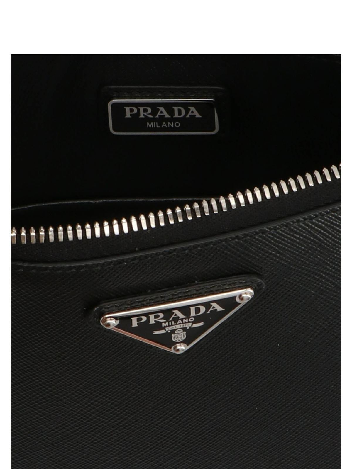 prada logo plate