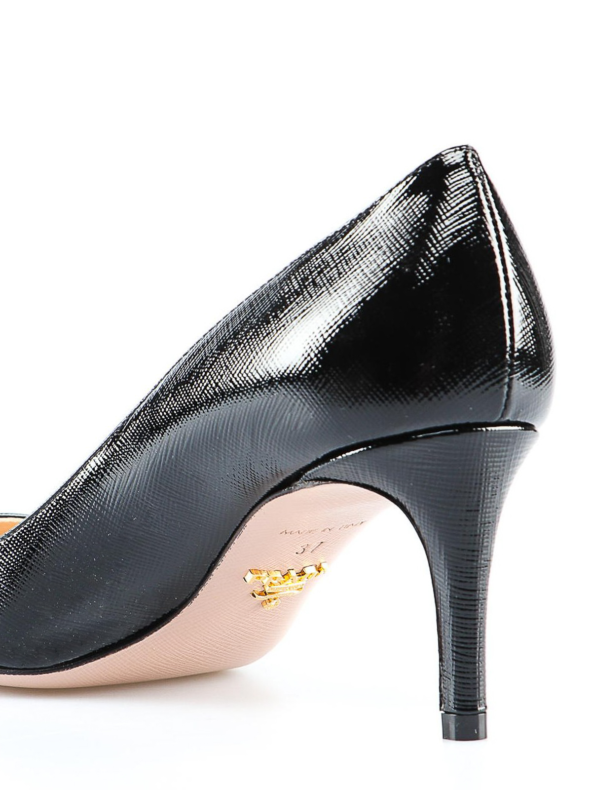 Court shoes Prada - Saffiano patent leather pumps - 1I834I3A9SF65002