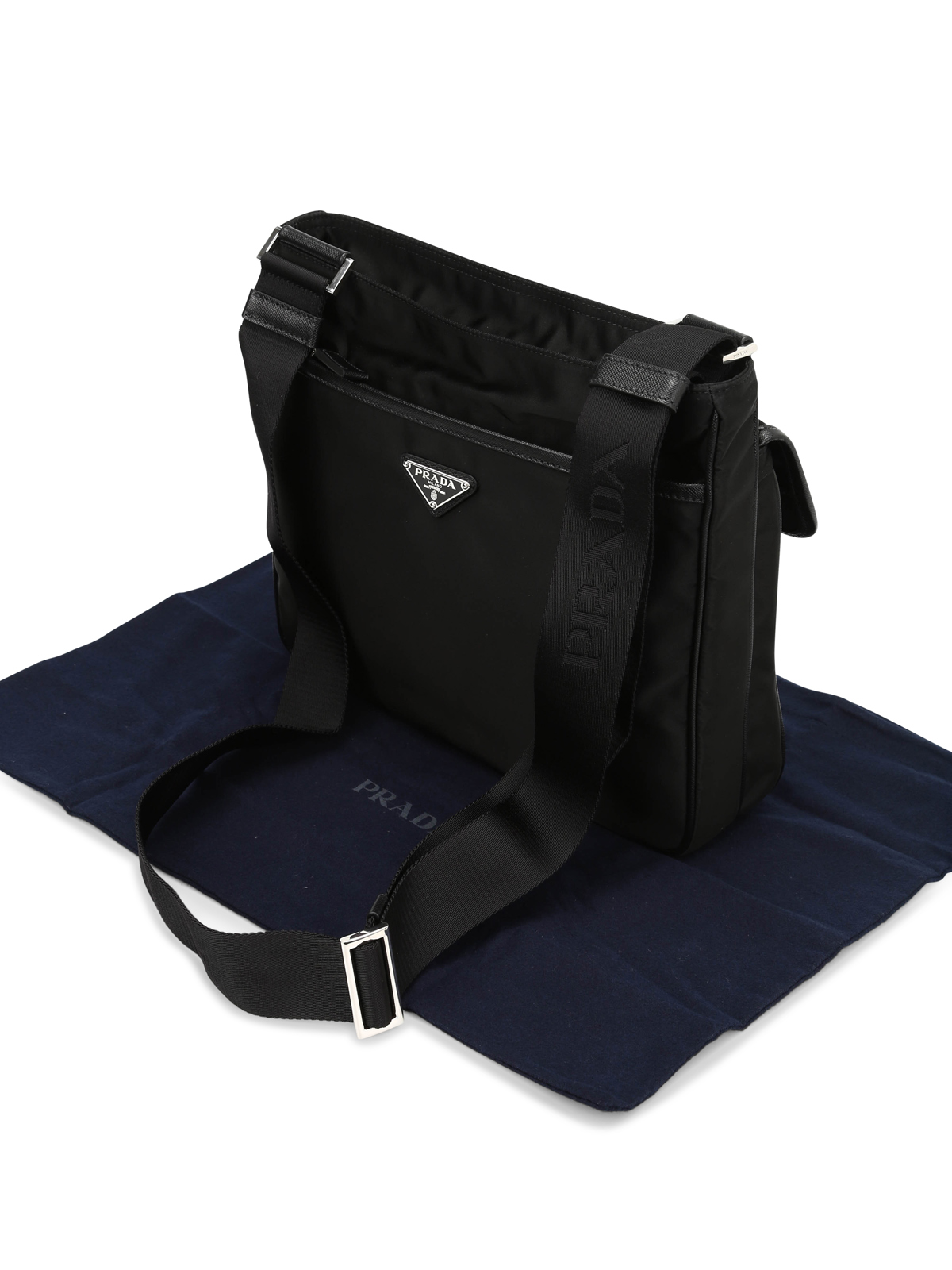 Cross body bags Prada - Embossed logo nylon crossbody - 2VH269064F000200