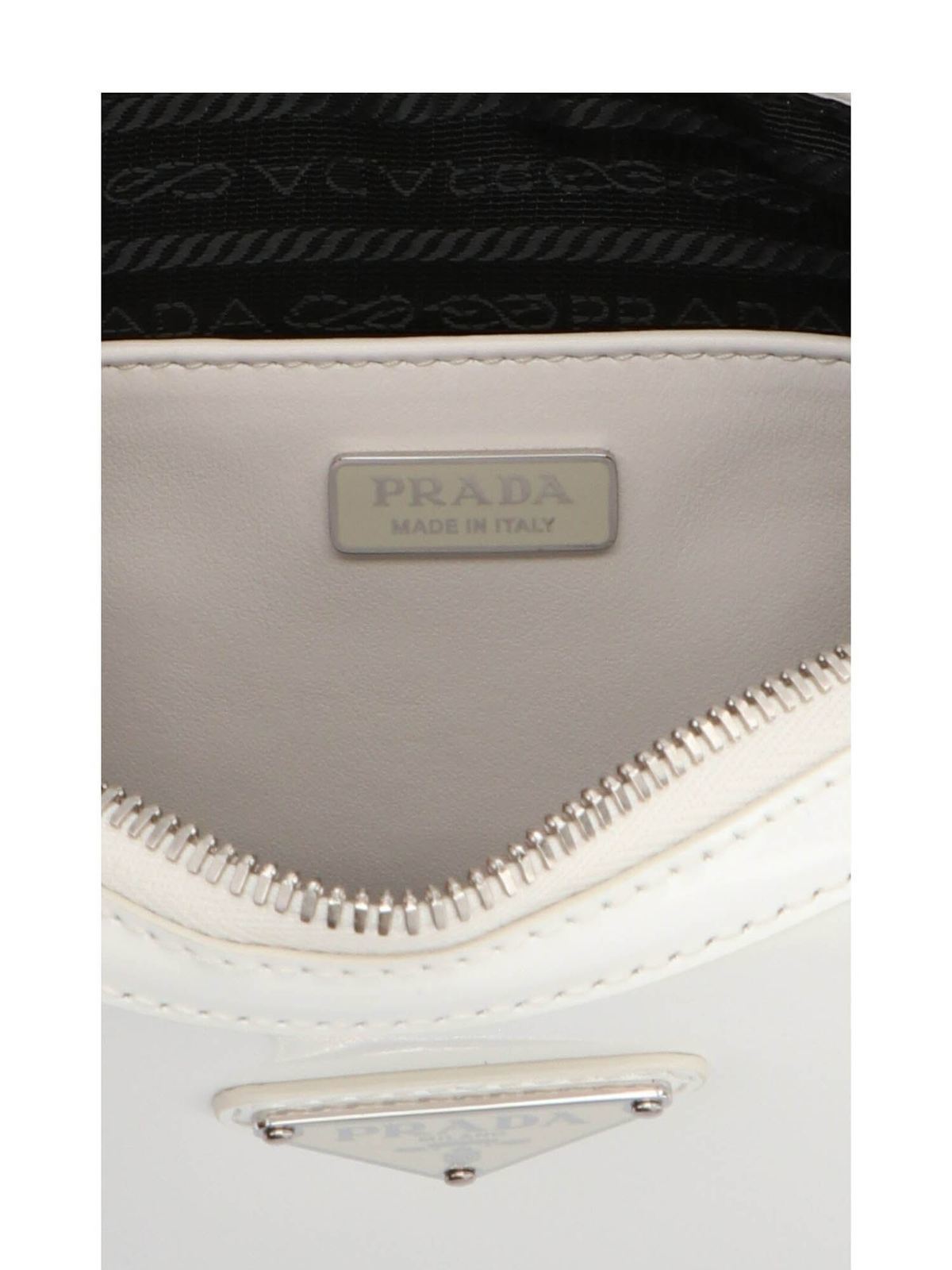 Prada Shoulder bag in white cross body bags 1BH180ZO6F0PG7