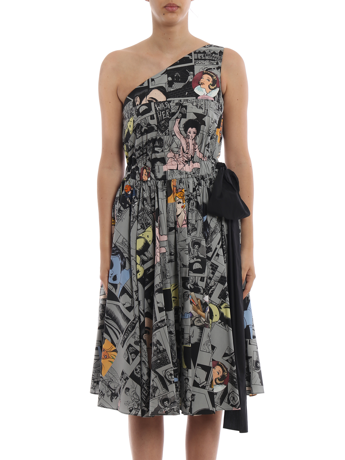 comic print dress