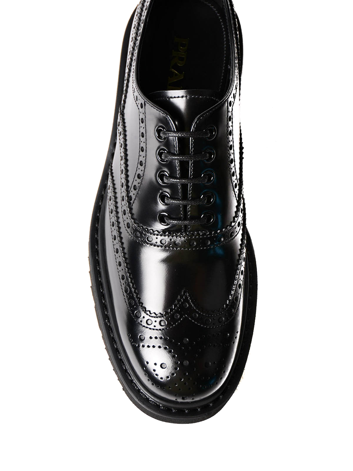 Lace-ups shoes Prada - Brushed leather Oxford brogues - 2EG224P39002