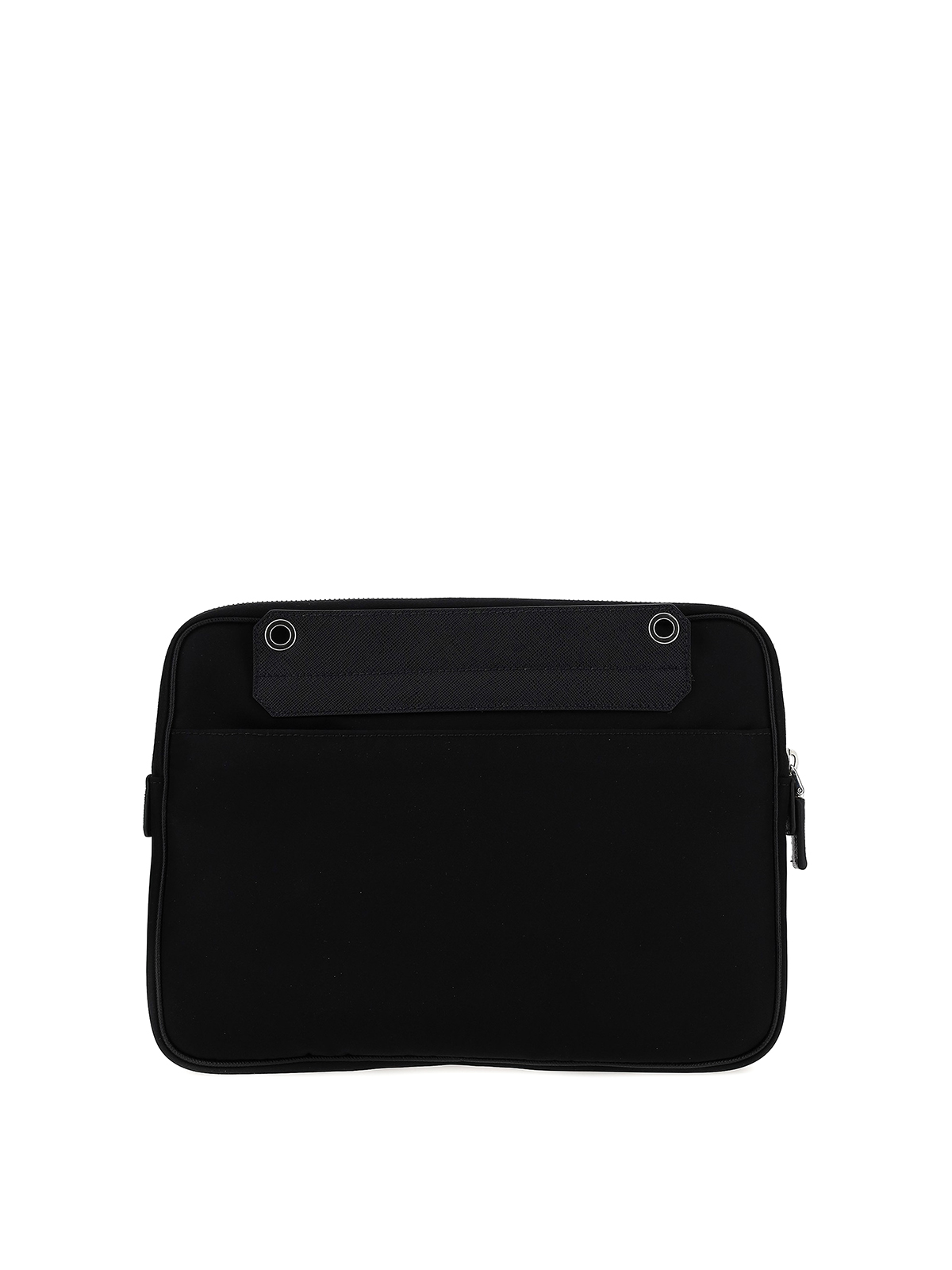 prada black nylon laptop bag