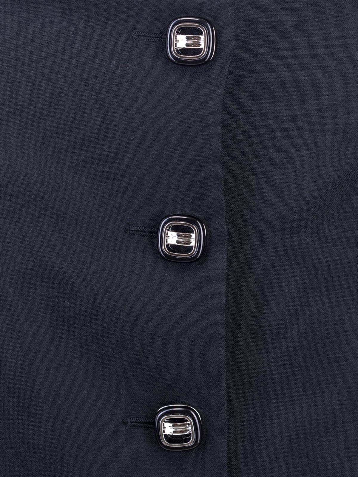 Long skirts Prada - Buttons skirt in black - P156R1XA5F0002 | iKRIX.com
