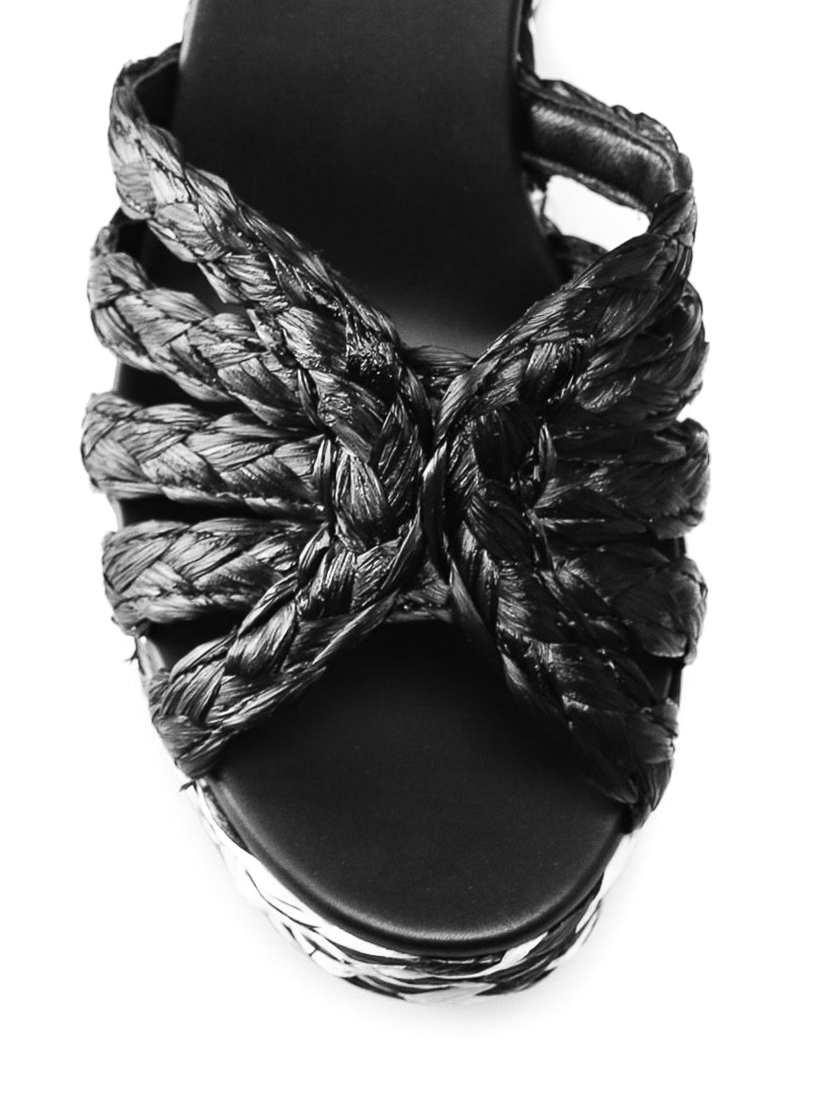 prada braided sandals