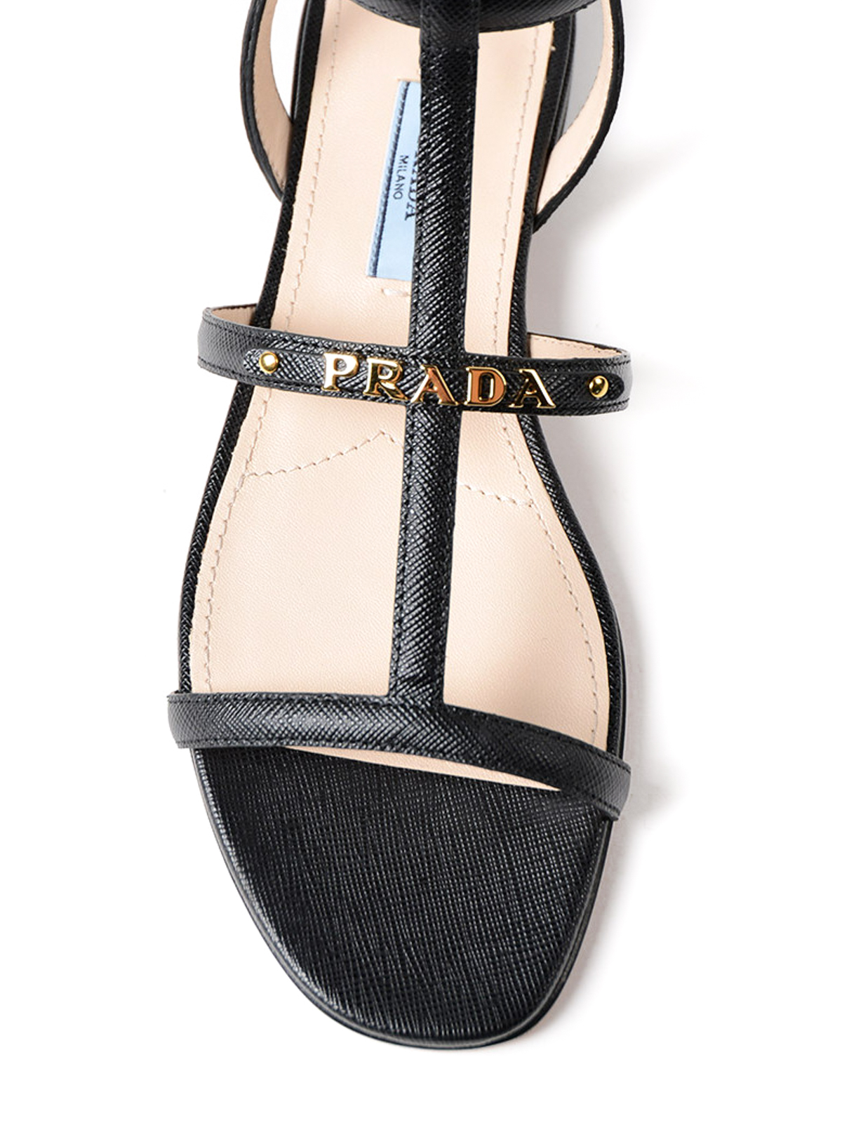 prada saffiano sandals