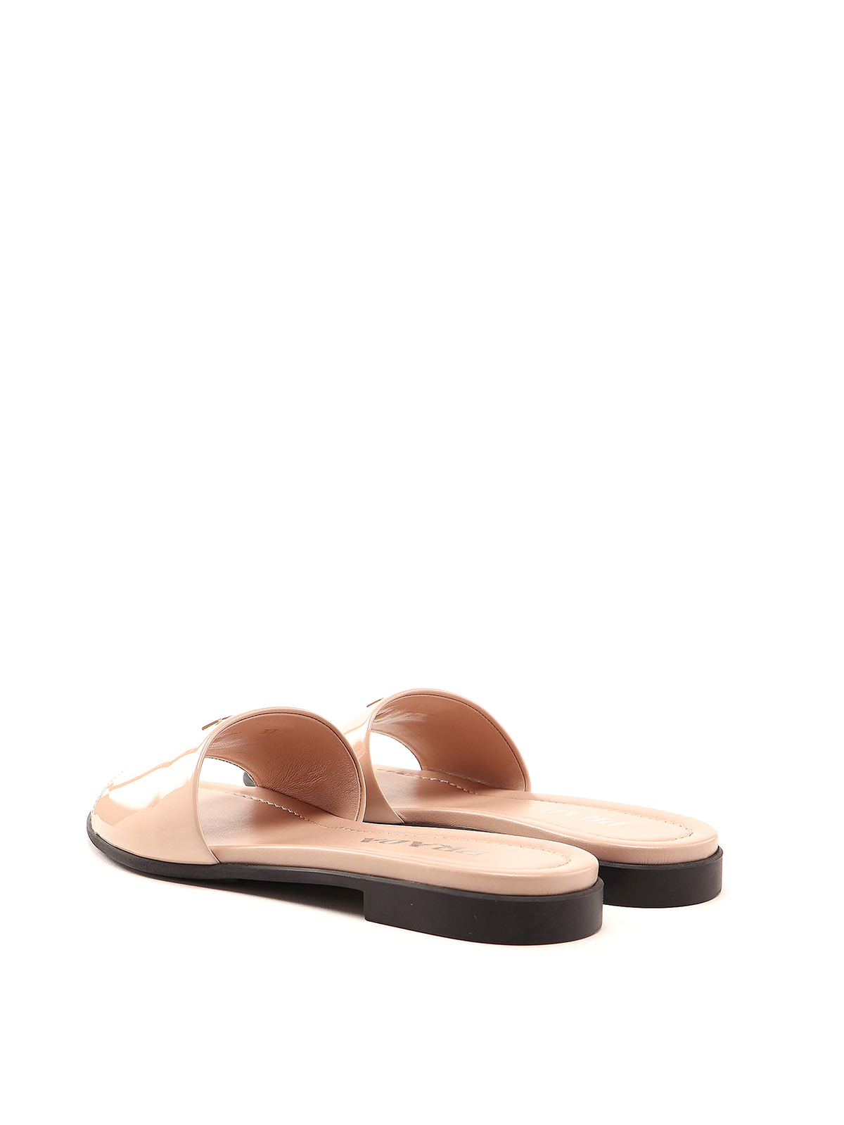prada patent leather sandals