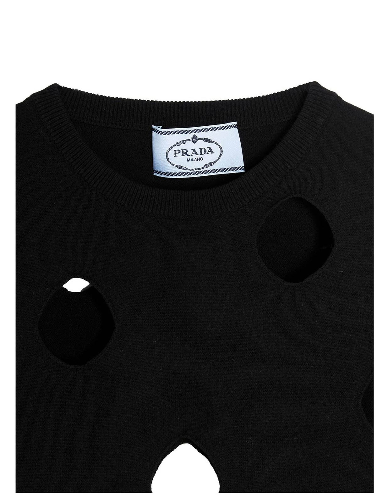 prada hole shirt