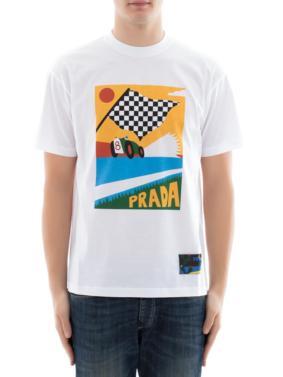 prada racing t shirt