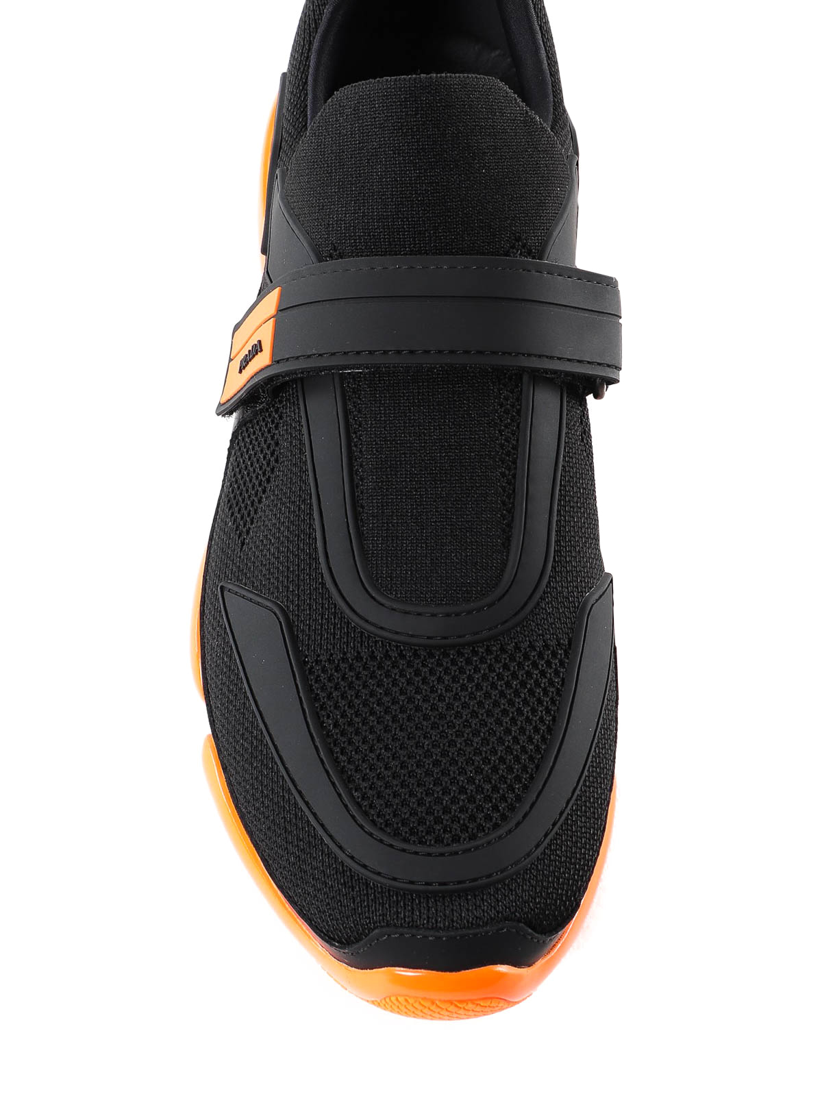 prada orange sneakers