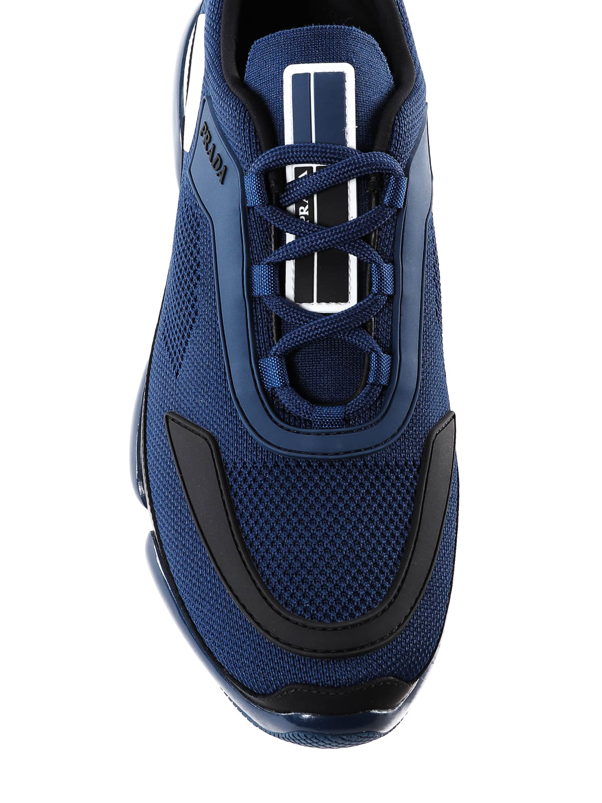 Prada - Cloudbust blue fabric sneakers 