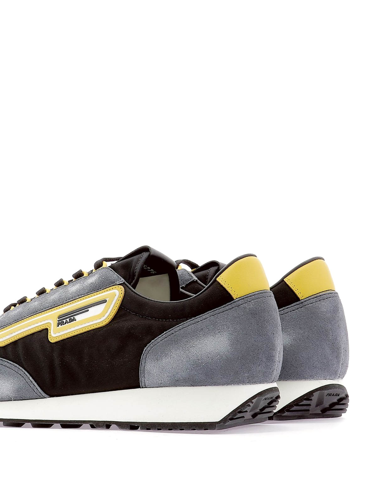 prada grey trainers