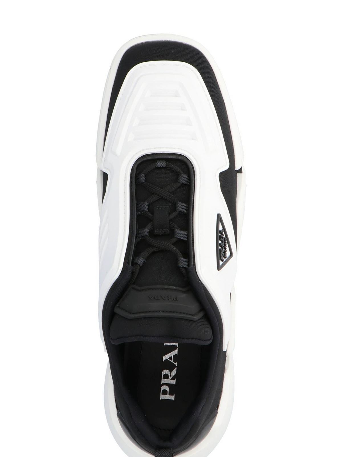 Prada - Logo sneakers in white and 