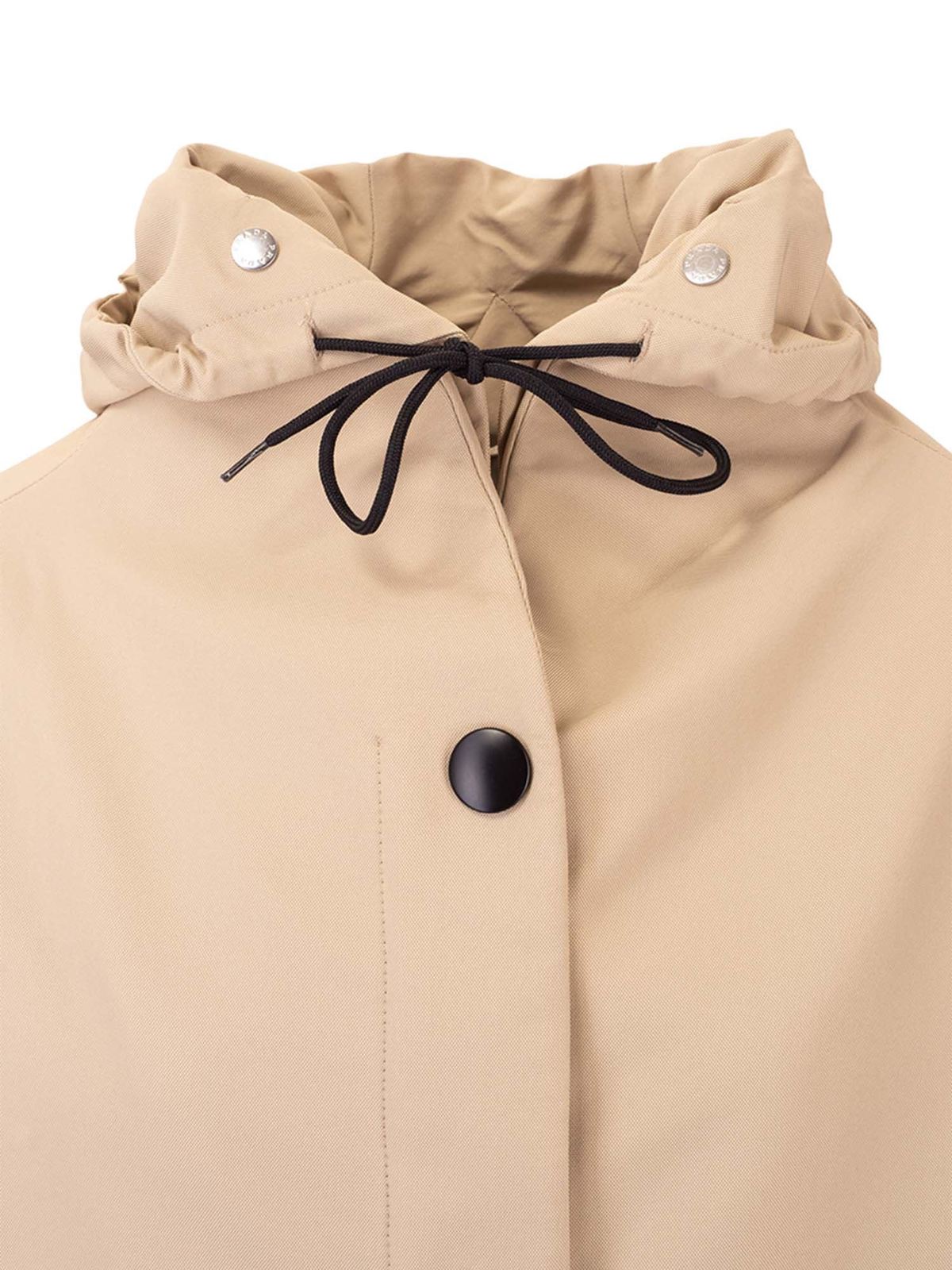 prada hooded coat