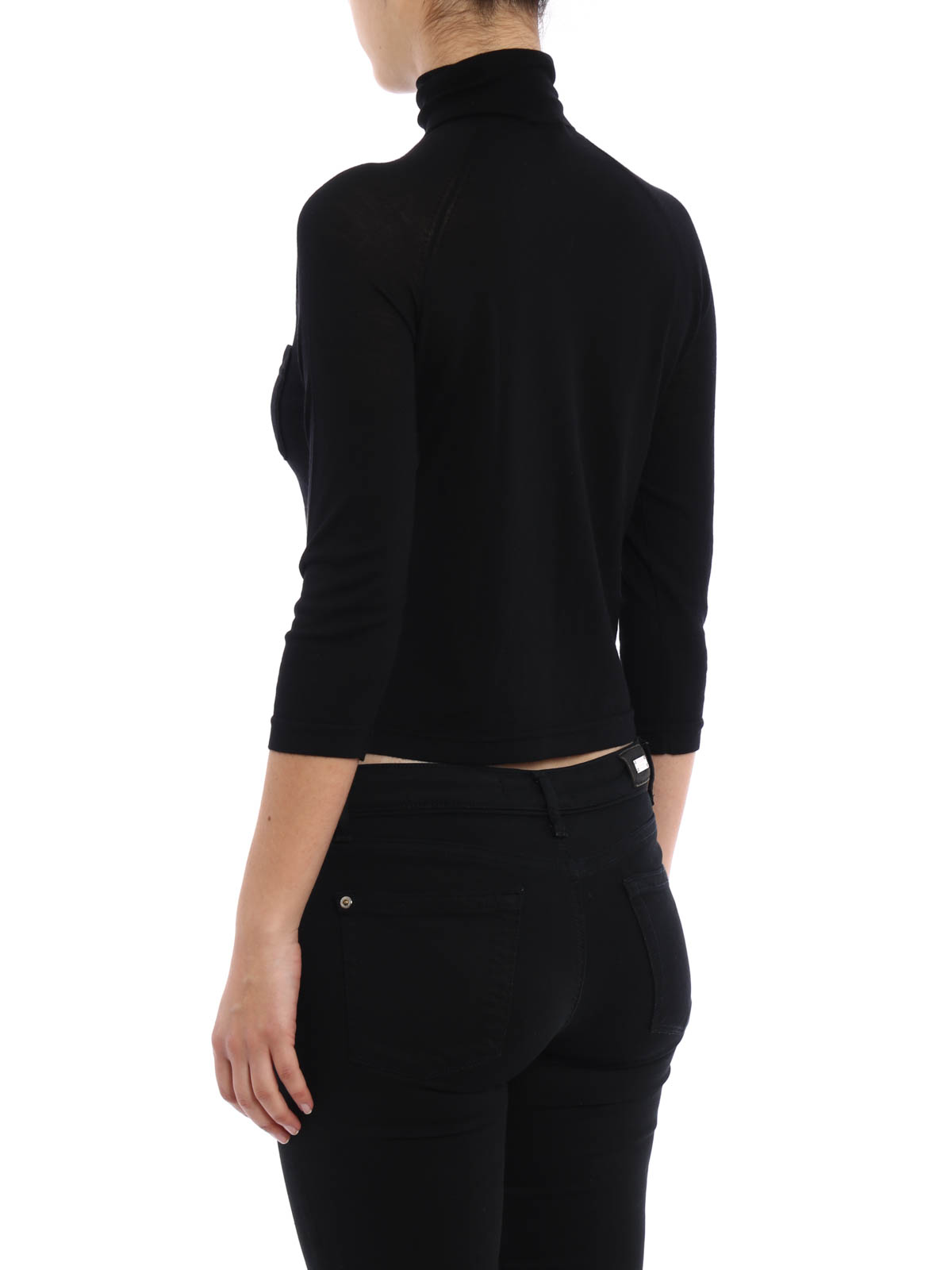prada black turtleneck