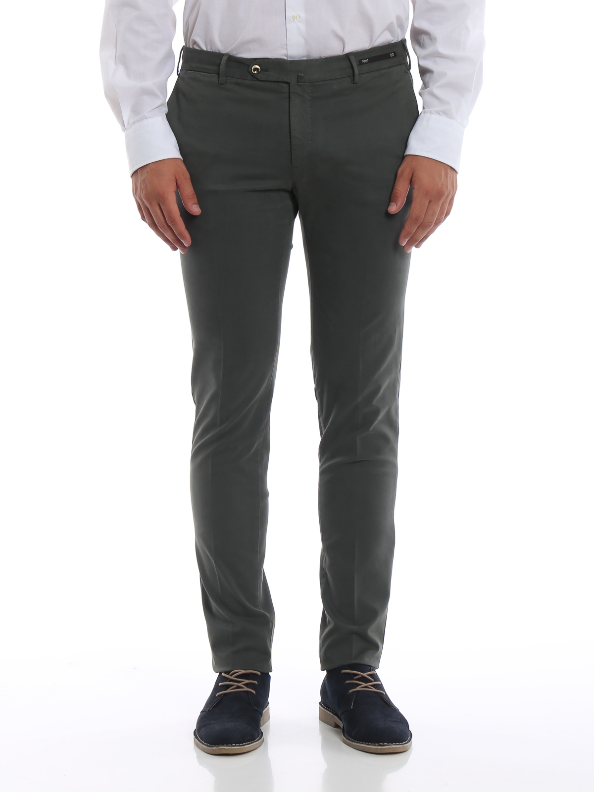 Superfine grey cotton blend business 