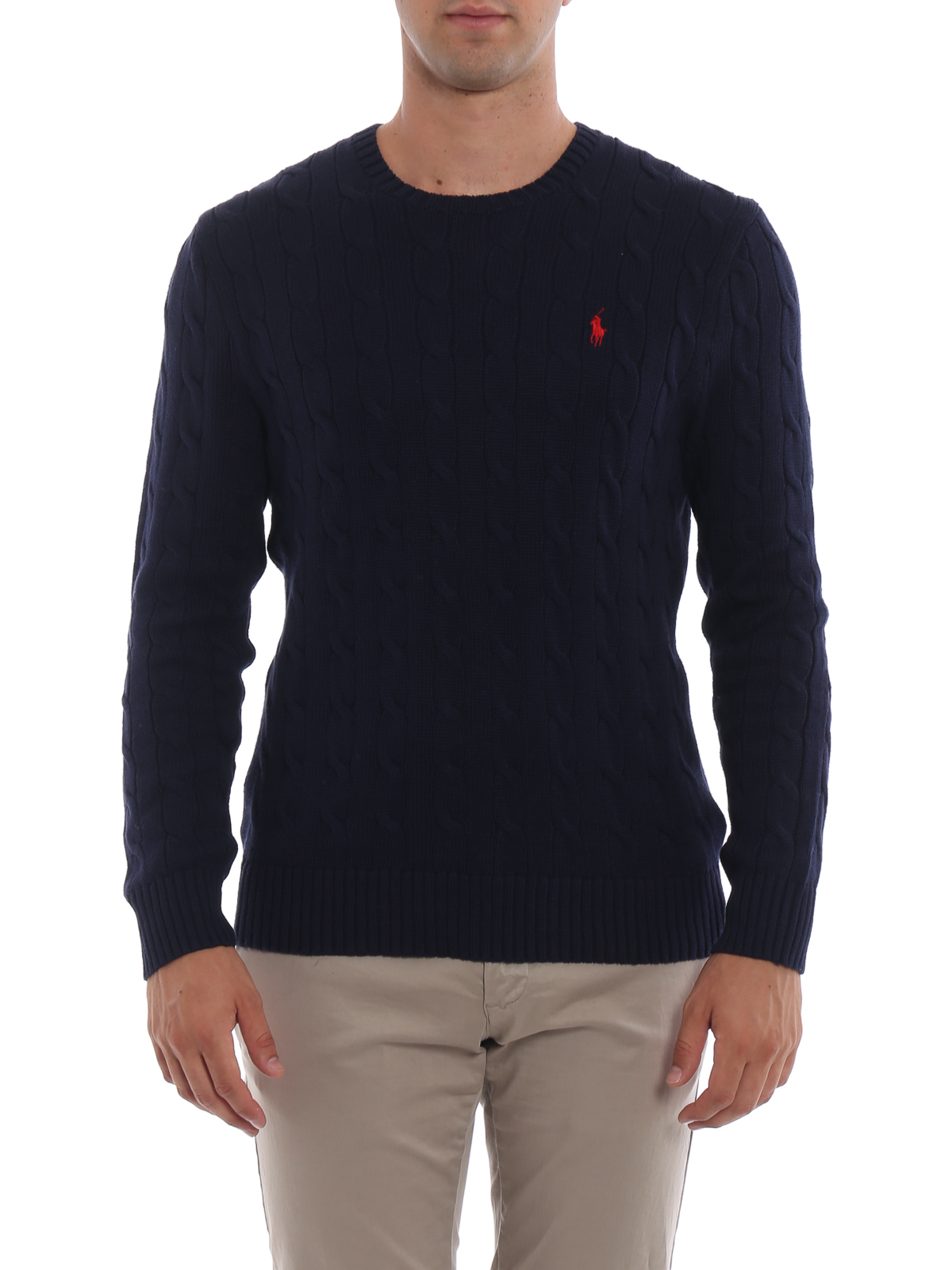 ralph lauren navy blue sweater