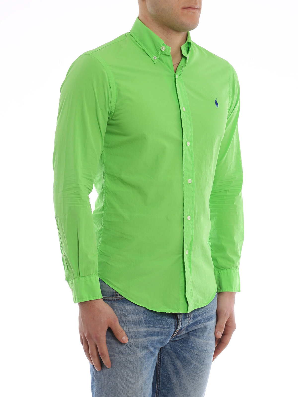 navegador Isaac representación Camisas Ralph Lauren - Camisa Verde Claro Para Hombre - A04W4C02B5C01A34TW