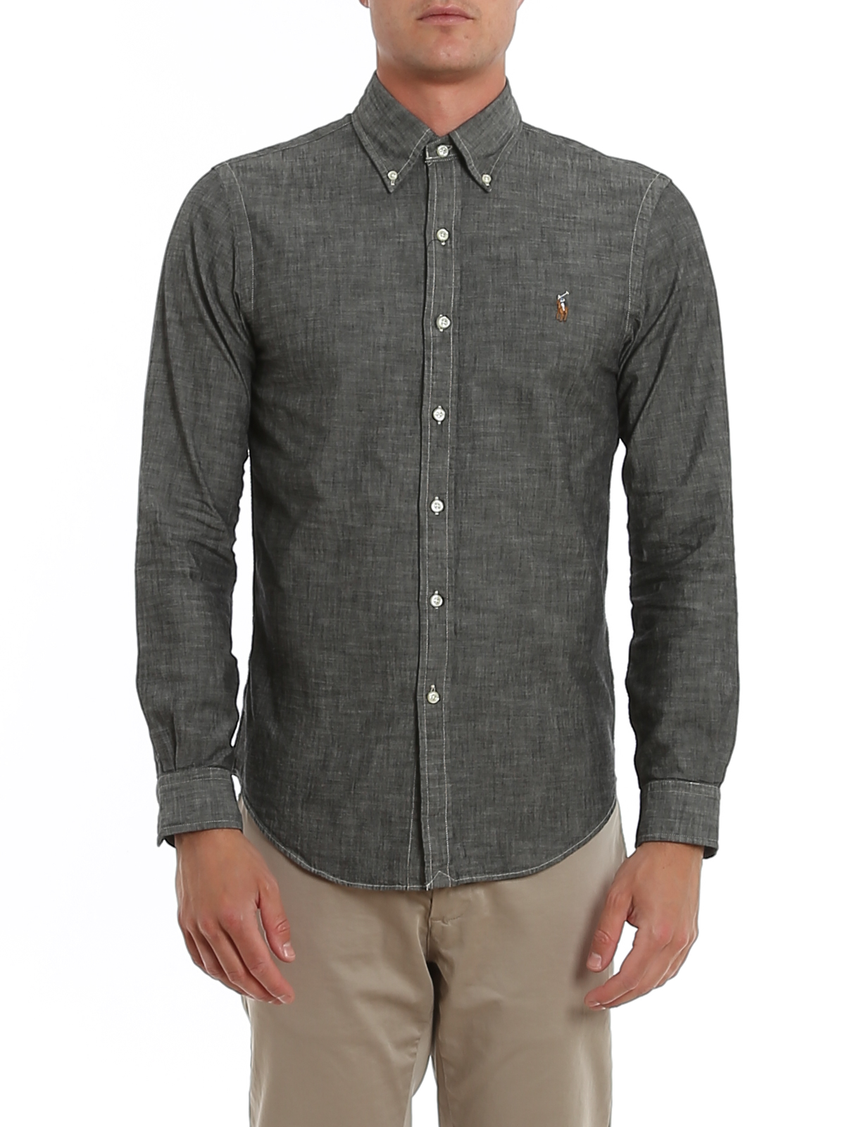 Shirts Ralph Lauren - Cotton chambray shirt - 710795457003 | iKRIX.com