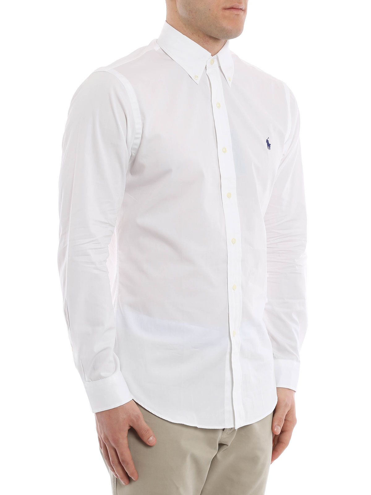 ralph lauren camisa blanca