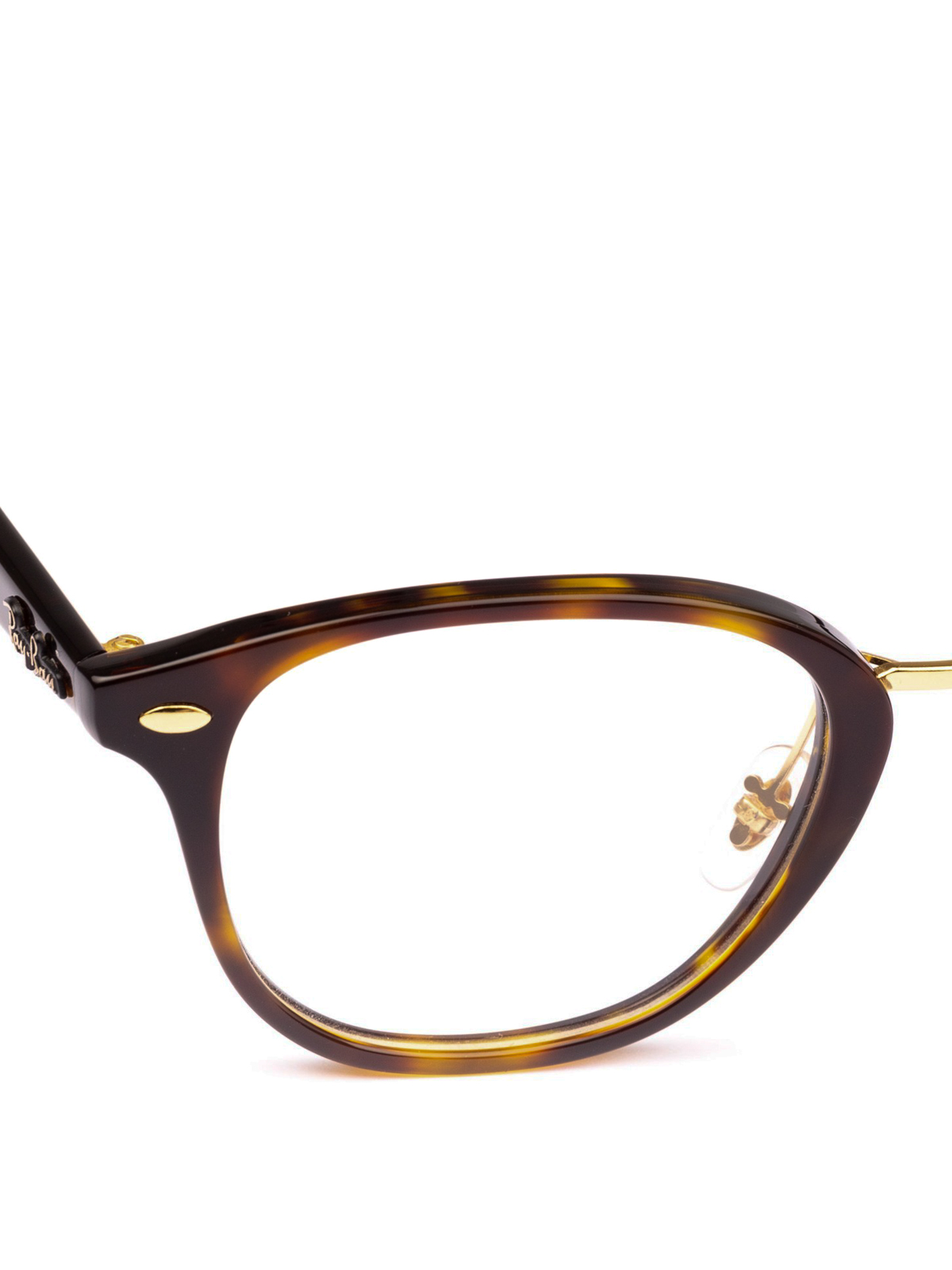 Glasses Ray Ban Tortoise acetate and metal bridge glasses RB53555674