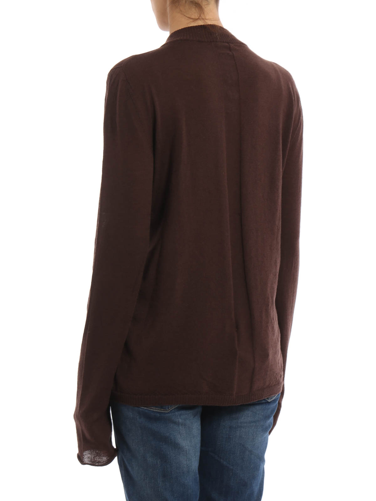 Download Rick Owens Hun - Wool mock neck sweater - crew necks ...