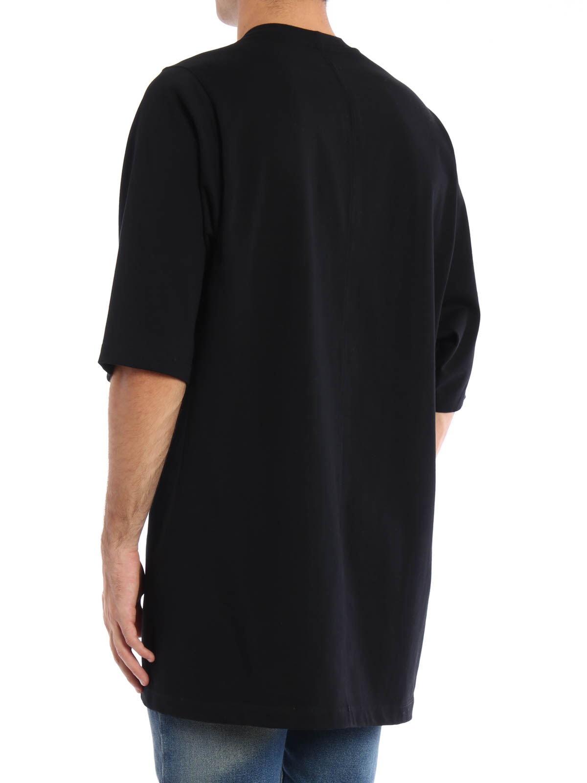 Camiseta semitranslúcida Rick Owens de hombre de color Negro Hombre Ropa de Camisetas y polos de Camisetas de manga larga 