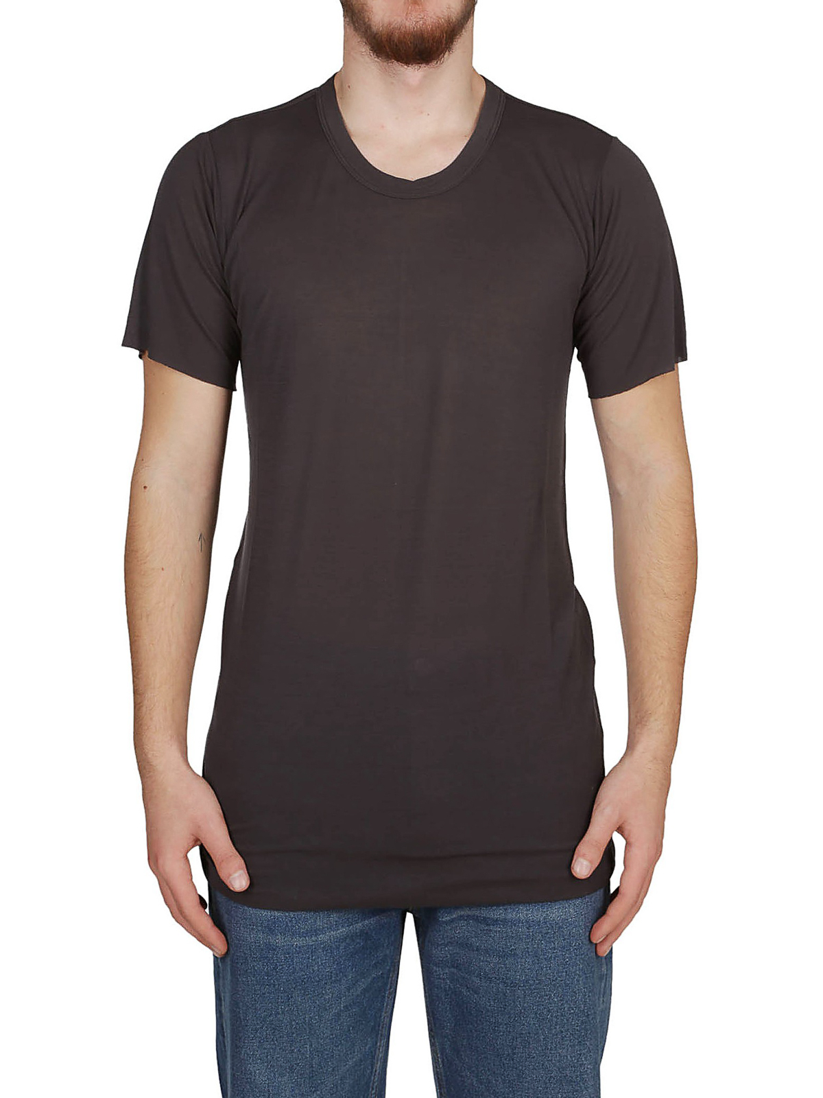 Rick Owens Hun Tシャツ ダークグレー Tシャツ Ru19s2251js36