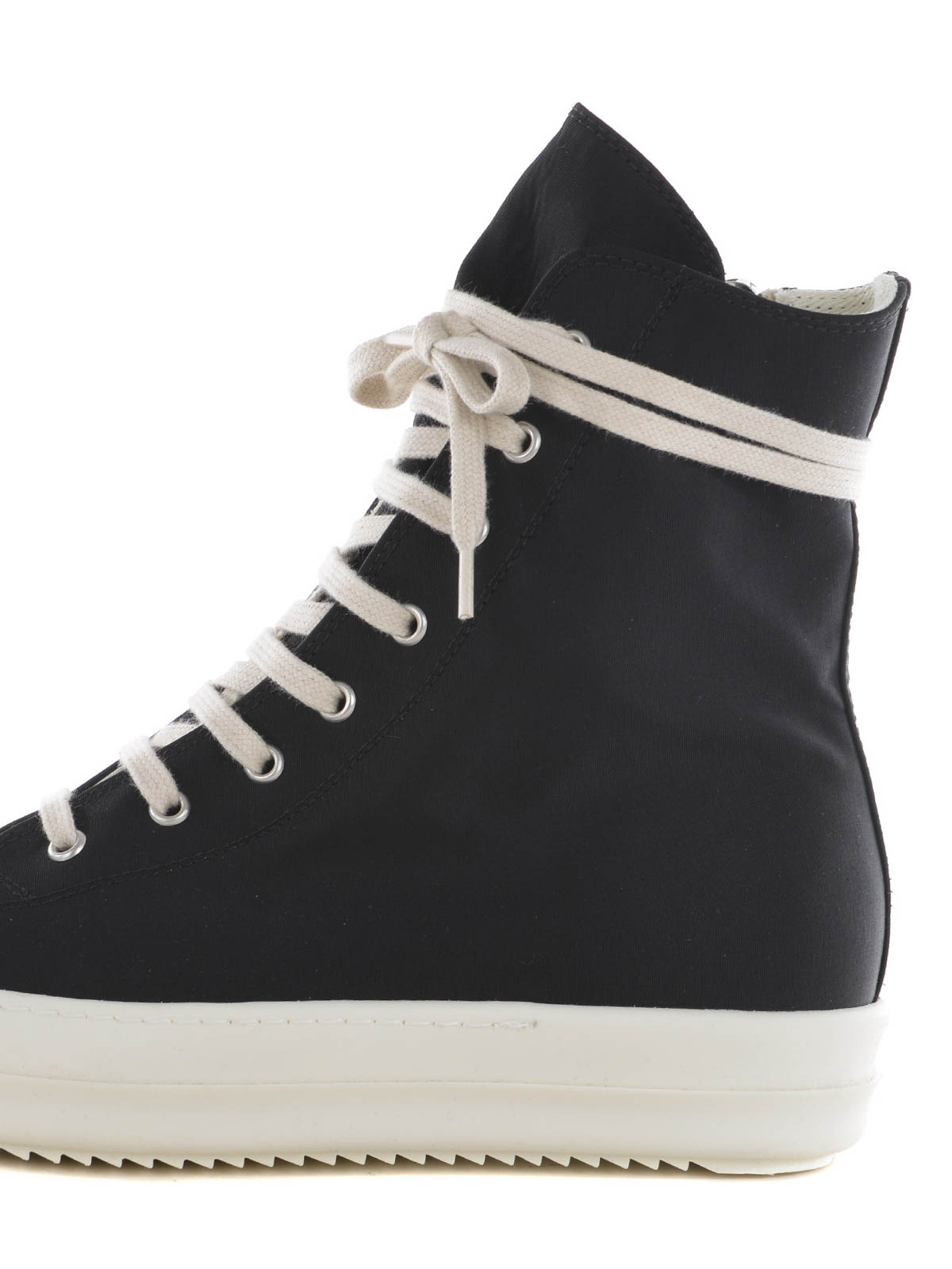 Trainers Rick Owens Hun - HIGH-TOP CANVAS LACE-UP SNEAKERS - DU16F8800MUP91