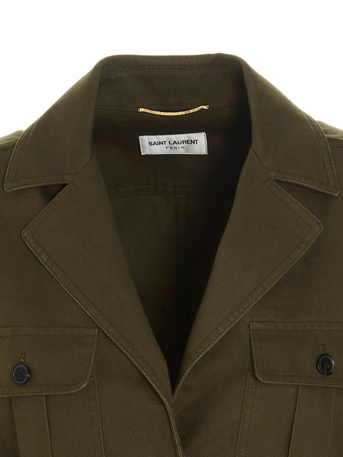 saint laurent green jacket