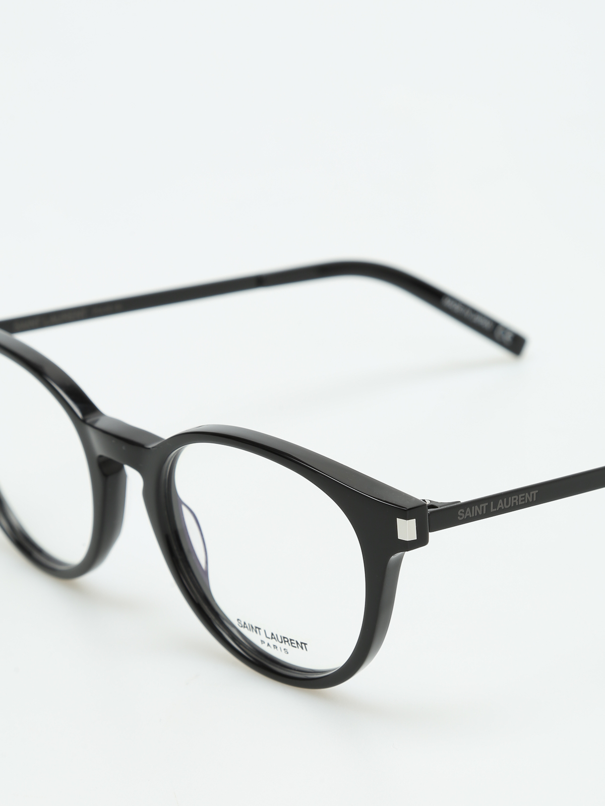 Glasses Saint Laurent - Black frame round glasses - SAINTLAURENTSL25006