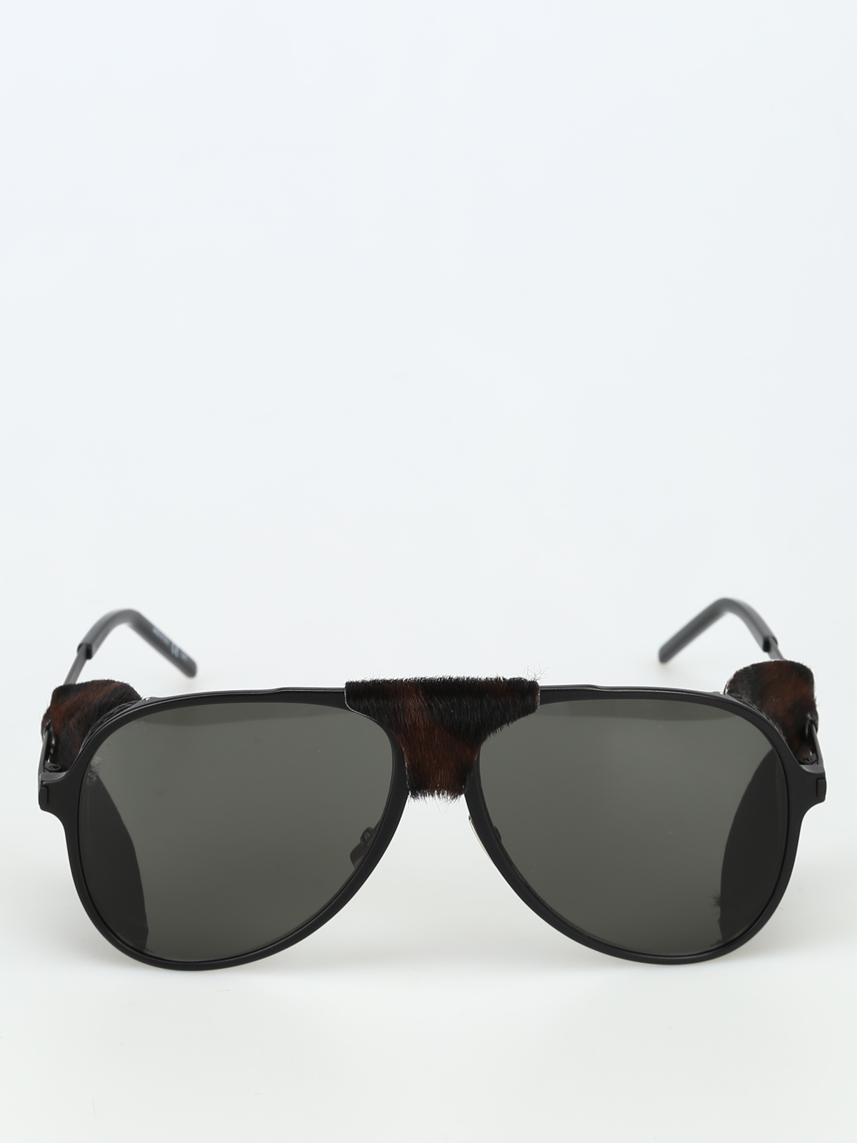 Sunglasses Saint Laurent Classic 11 Blind Sunglasses With Haircalf Classic11blind003