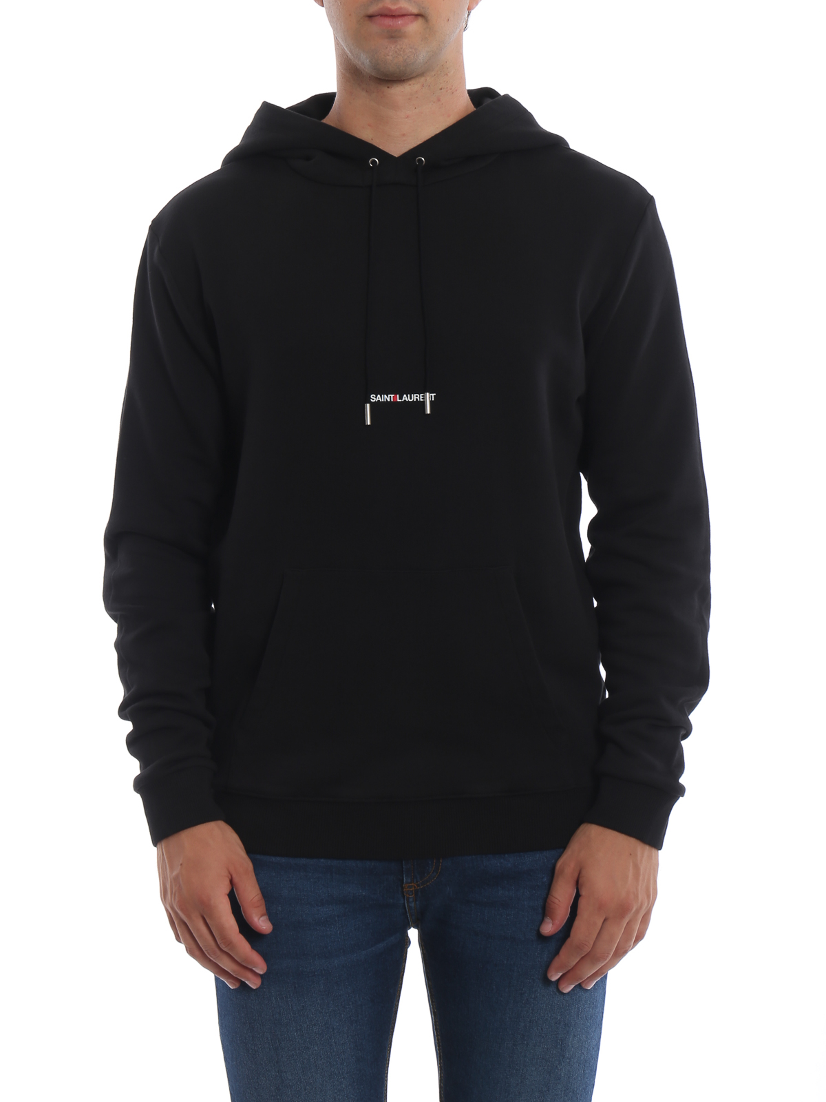 Saint laurent hotsell archive logo hoodie