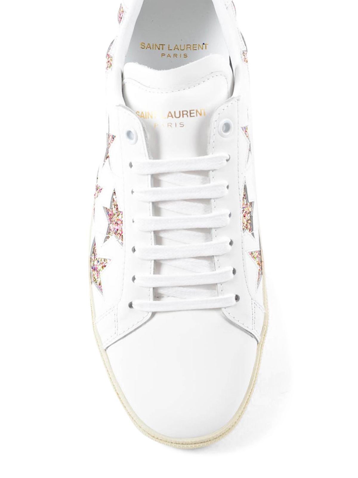 Saint Laurent - Star glitter sneakers 