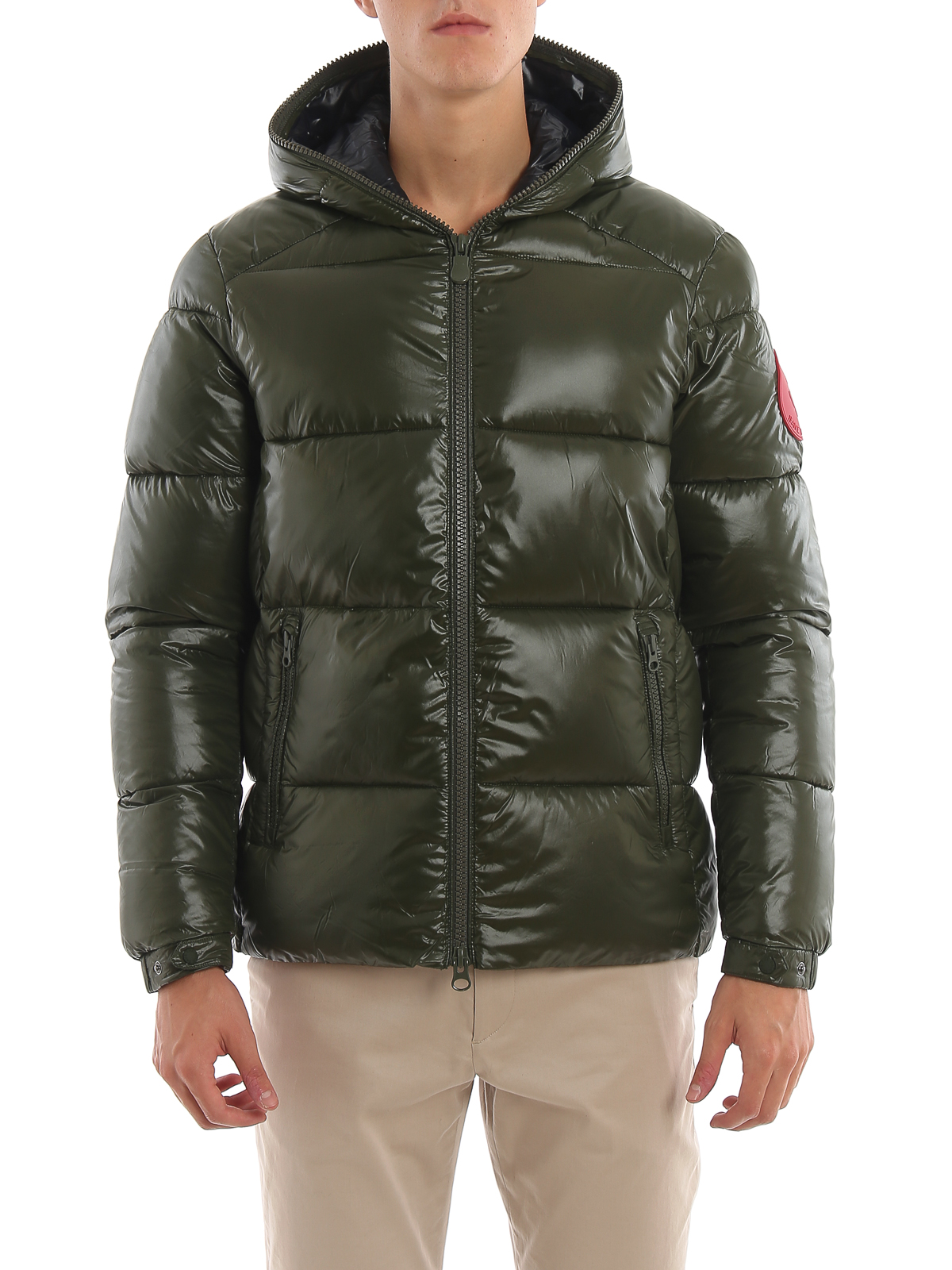 army green down jacket