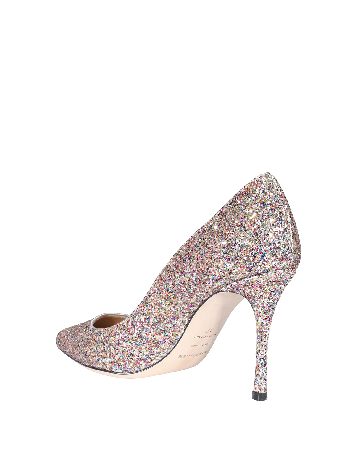 Court shoes Sergio Rossi - Godiva glittered pumps - A43843MTE3038774