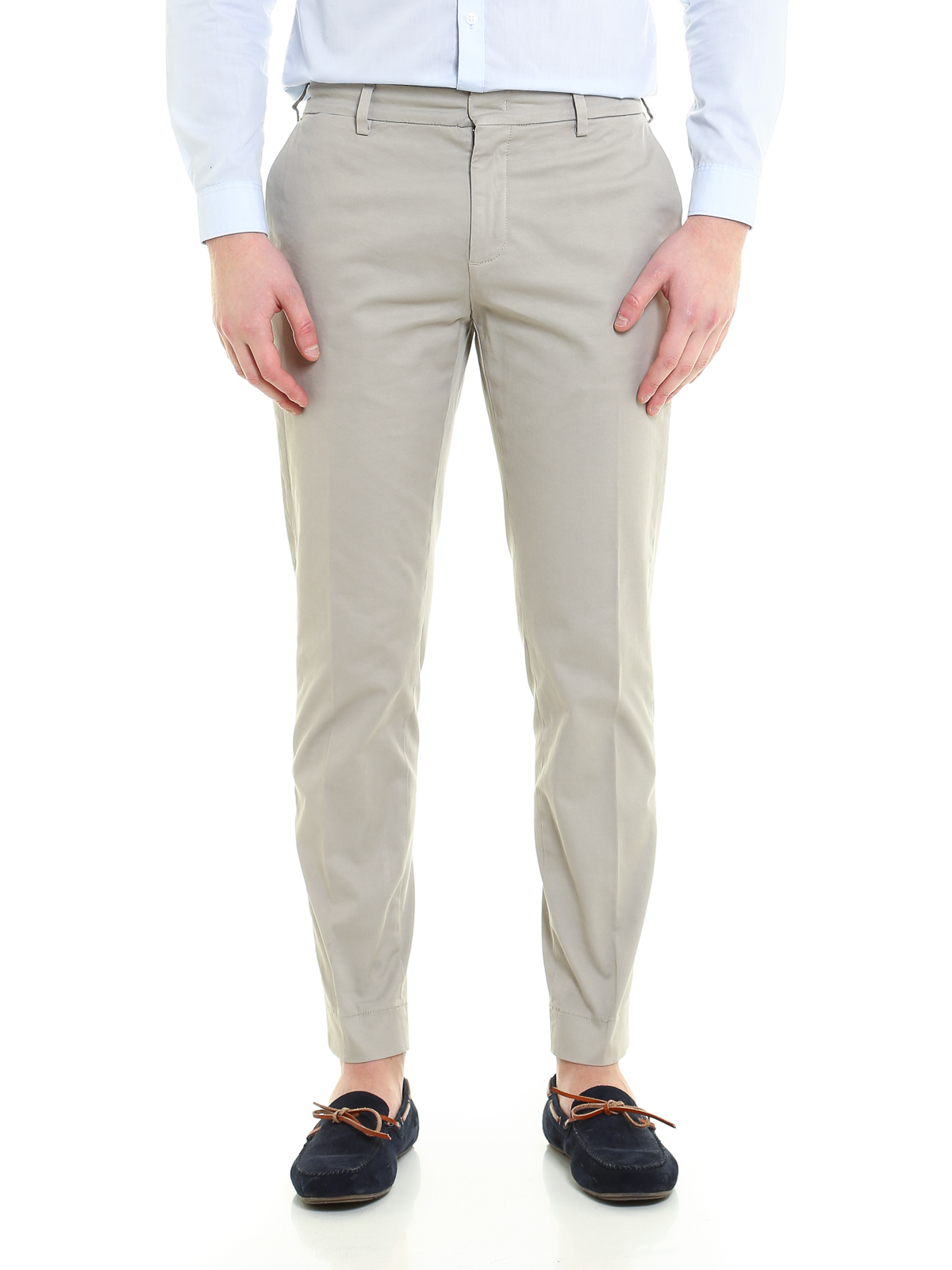 Casual trousers Siviglia Denim - Cotton drill chino trousers - B1XWS1001240
