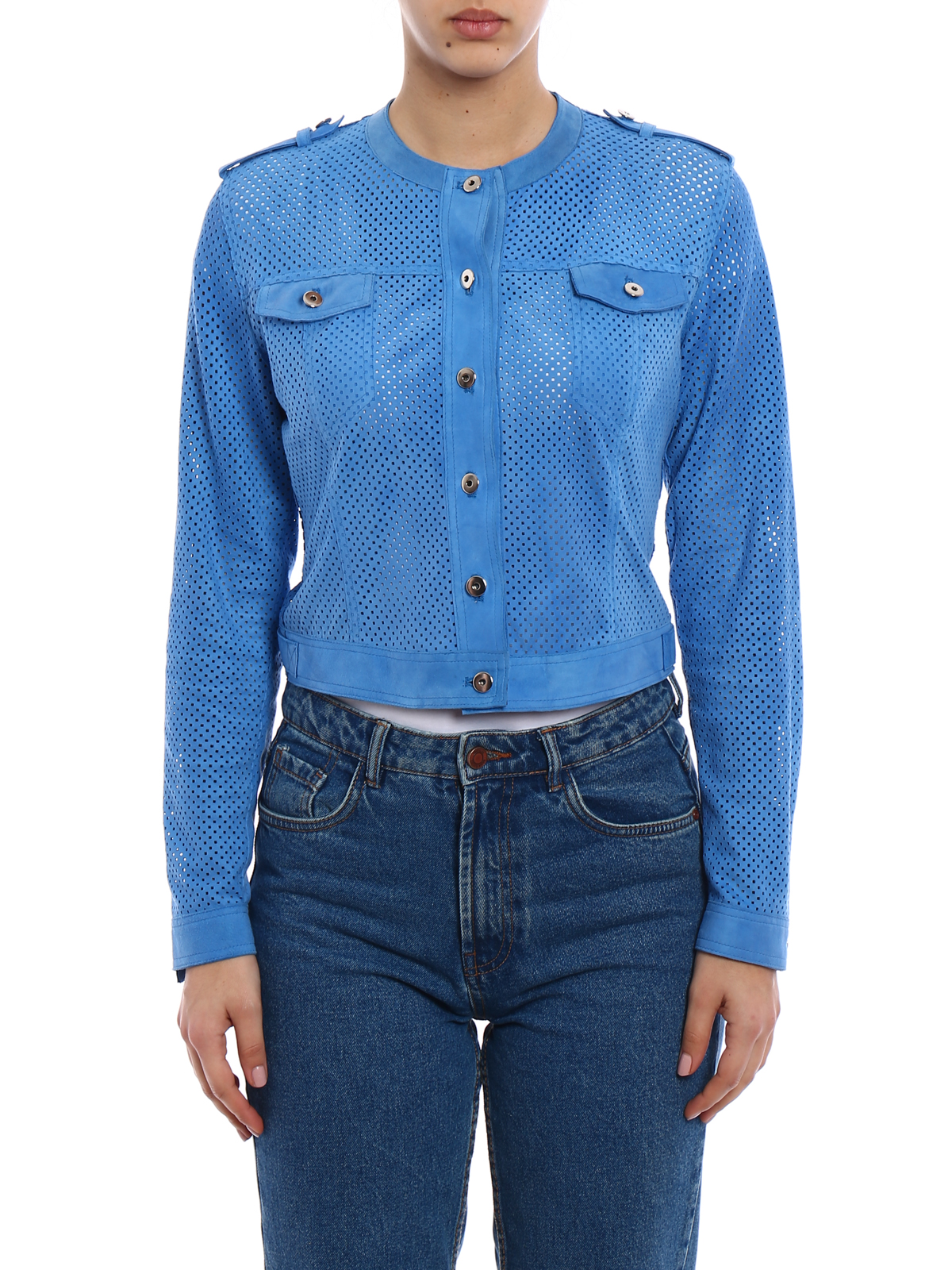 suede denim style jacket