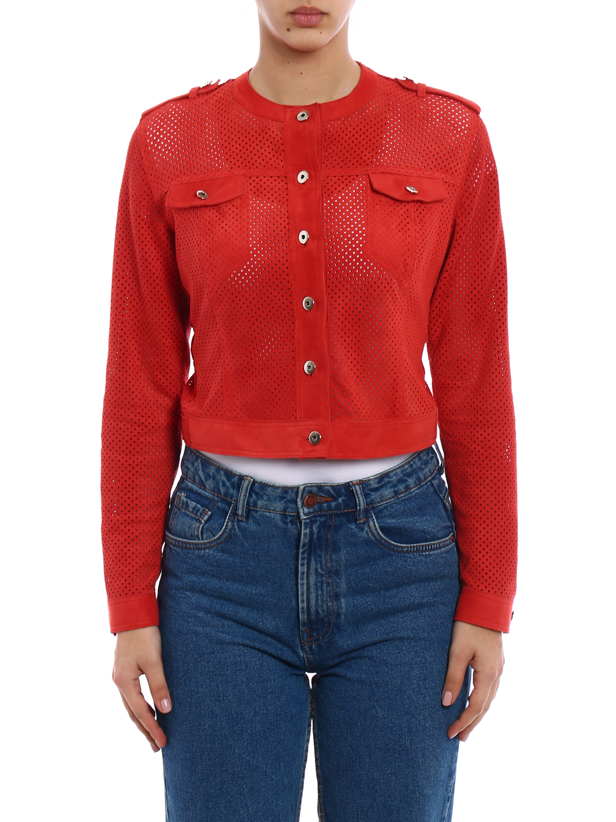 suede denim style jacket