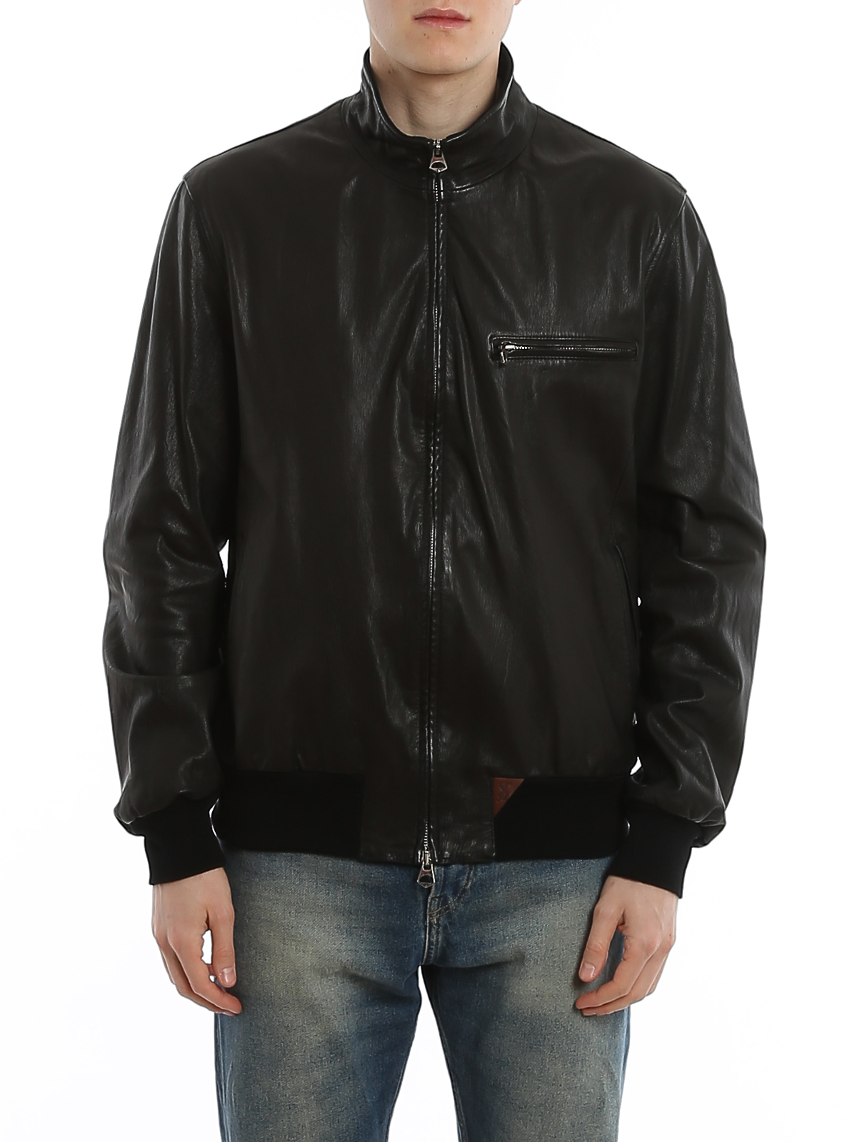 Leather jacket Stewart - Minsk leather jacket - GNEU469SVL5G0ZF00029