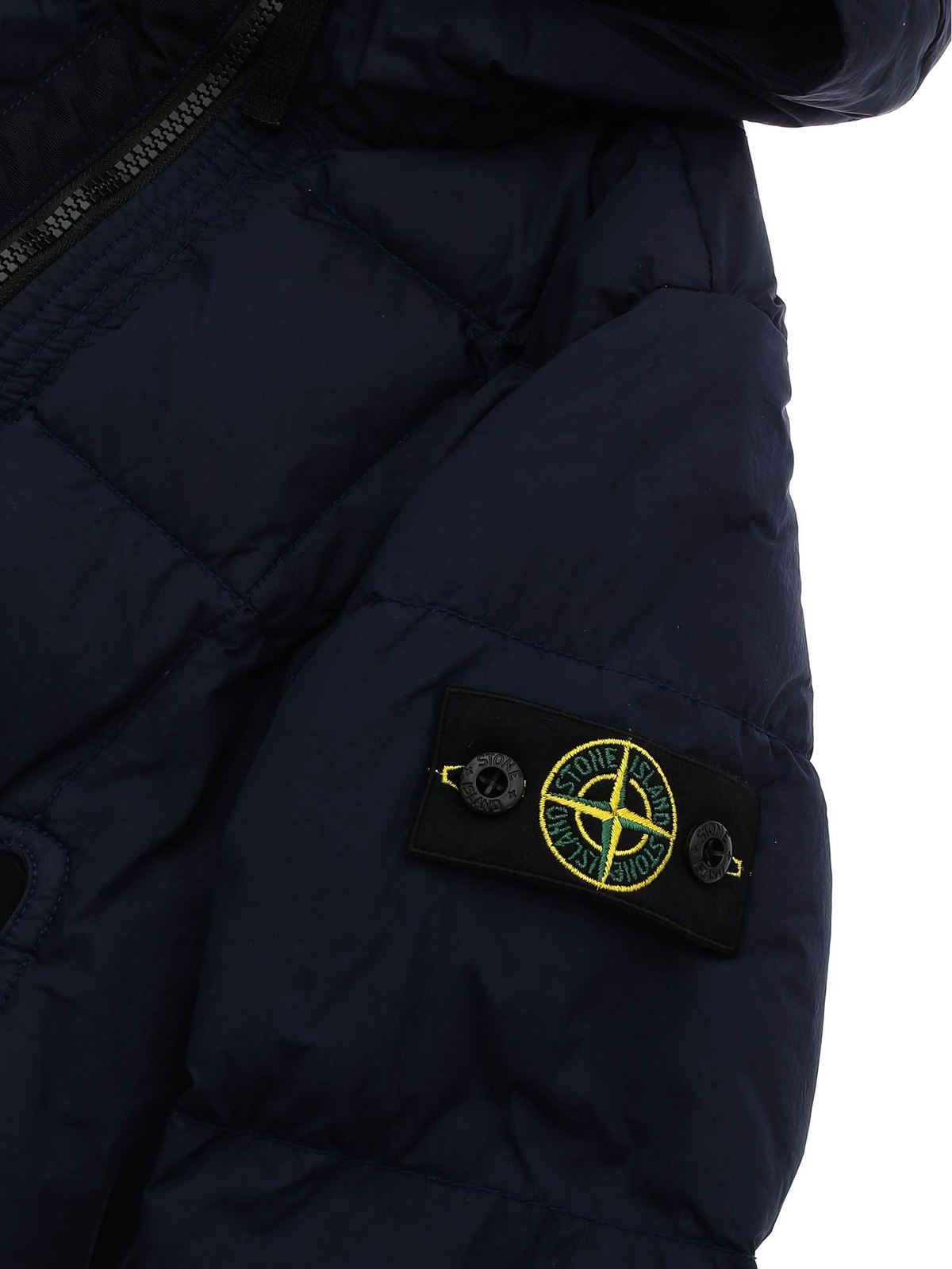 stone island down jacket junior
