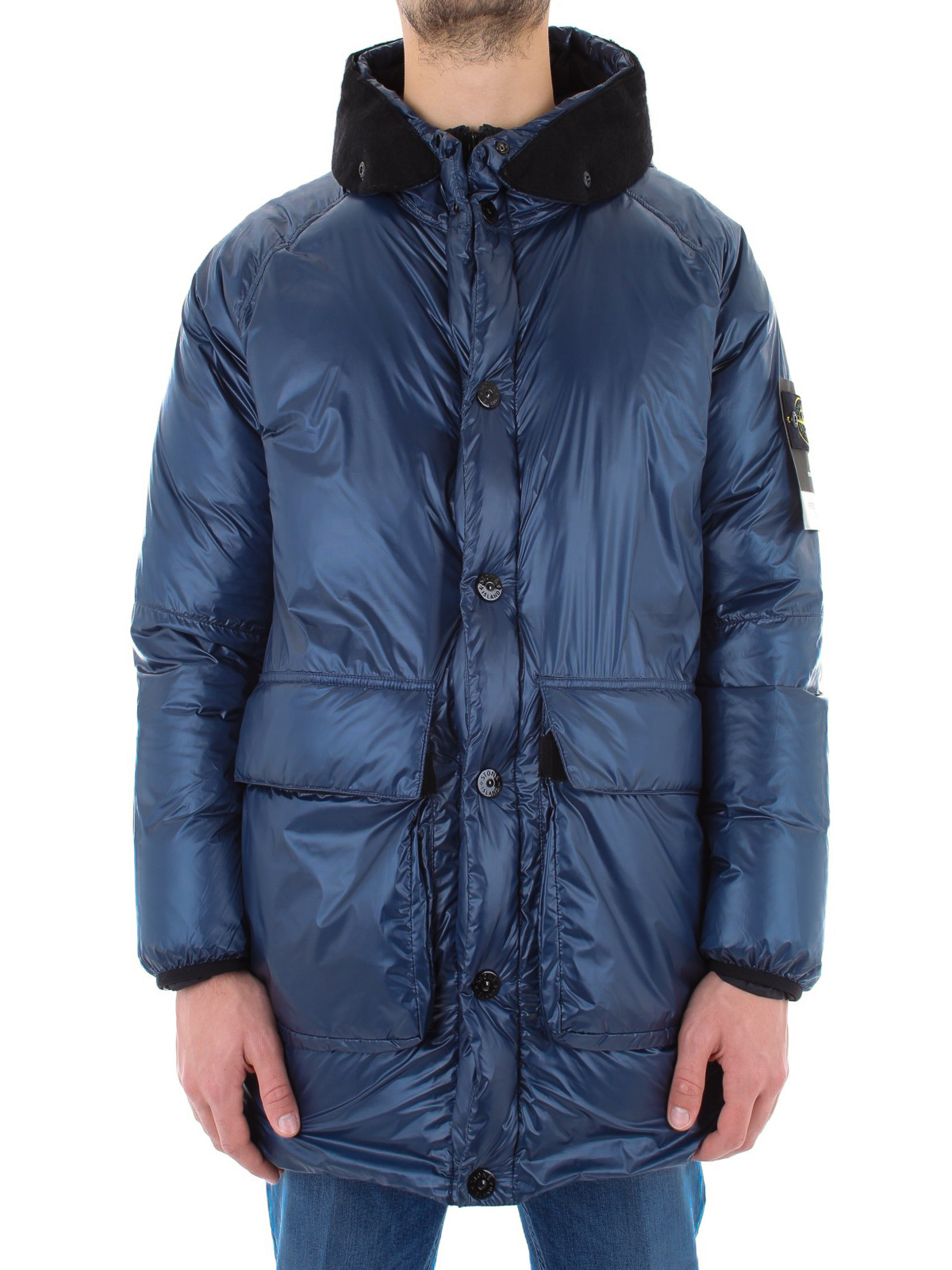 stone island blue coat