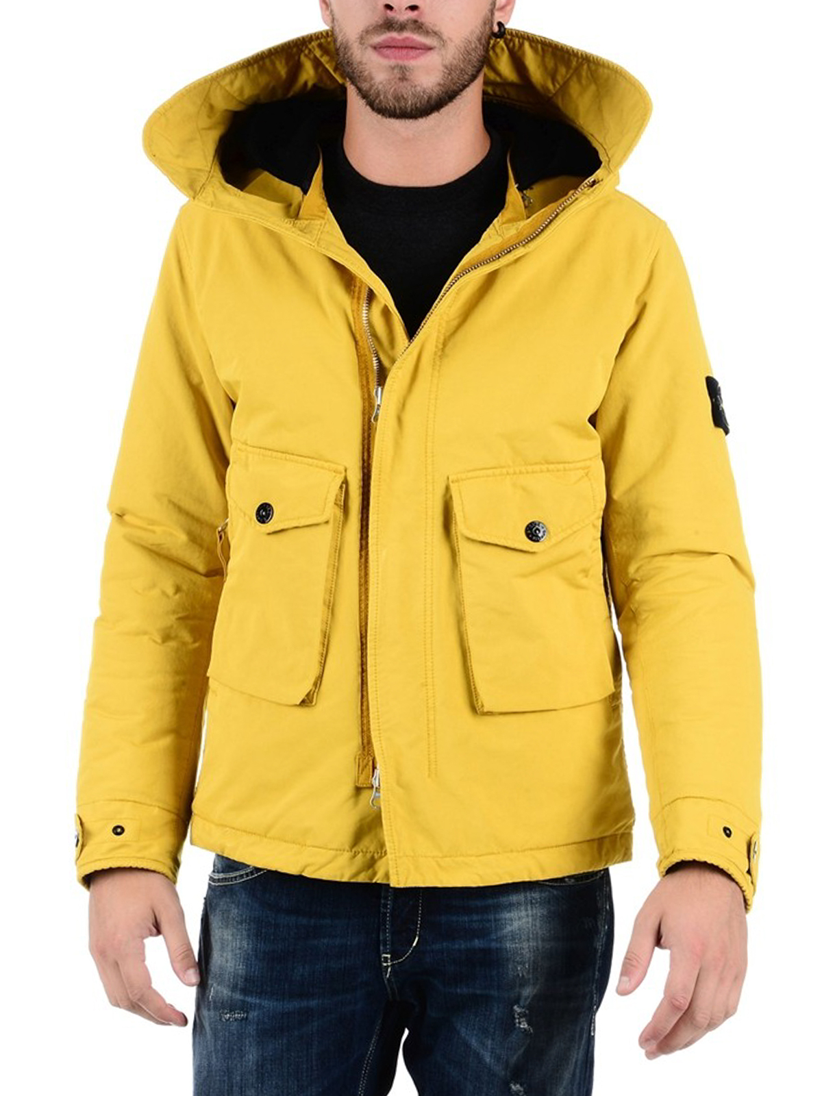 stone island david tc yellow