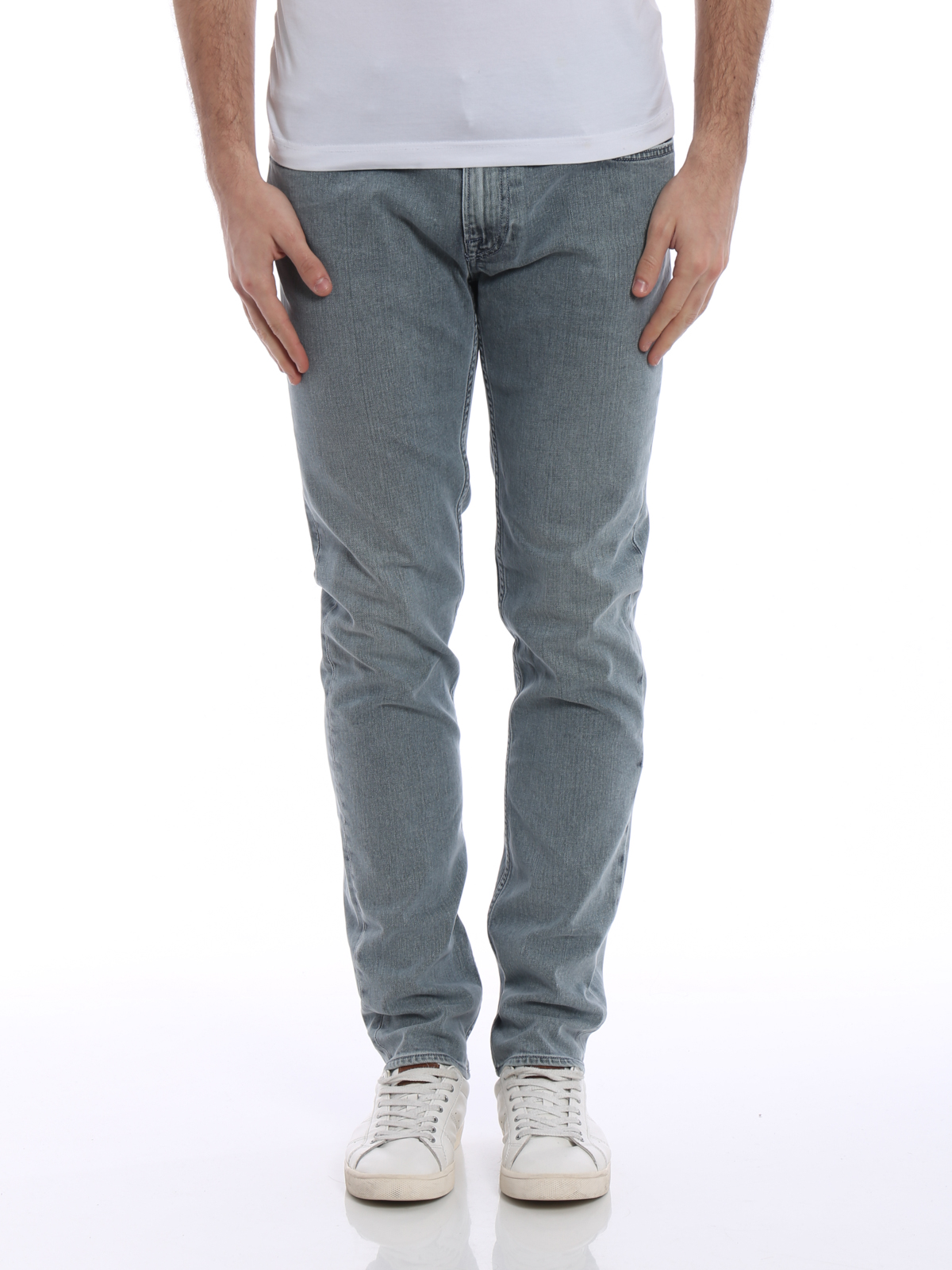 stone island grey skinny jeans