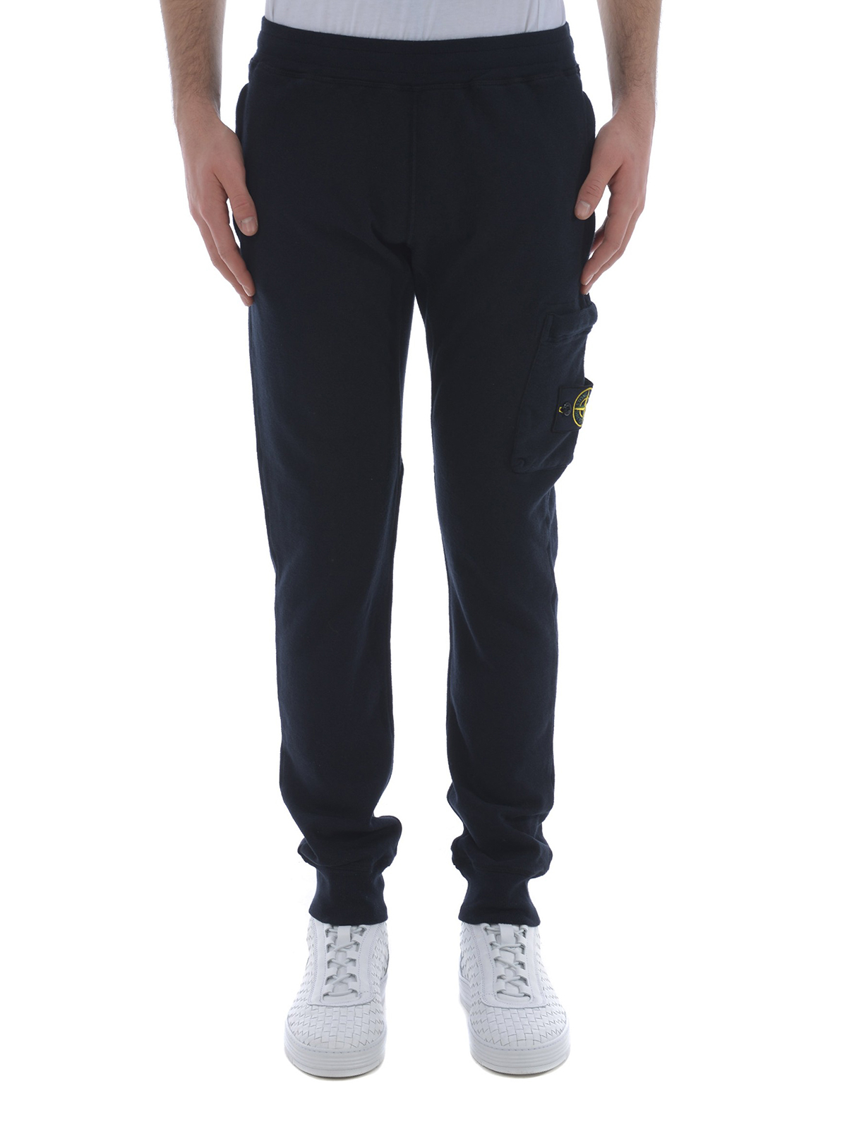 stone island tracksuit navy